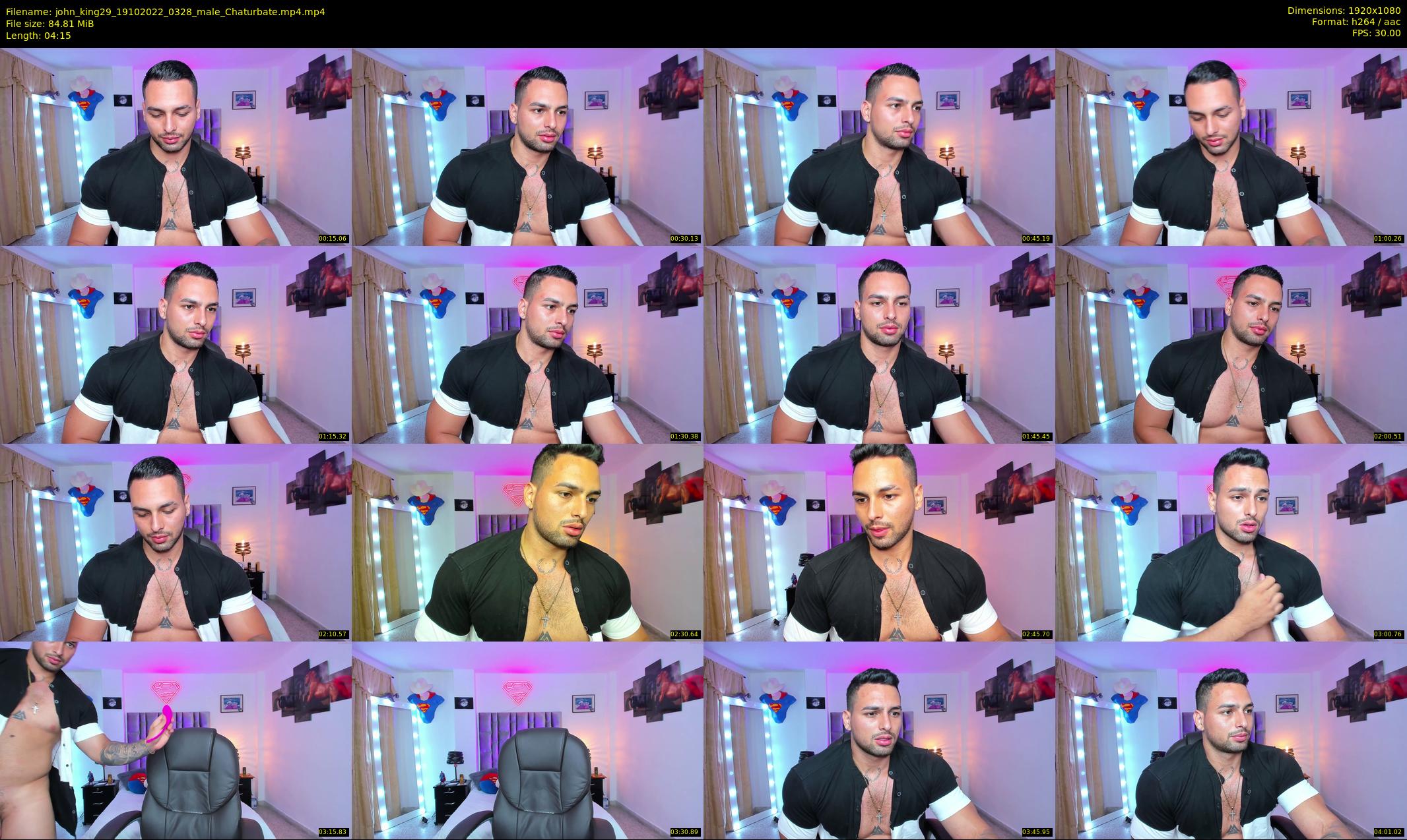 john_king29 — 5 minute Chaturbate male cam show recording, 1080p, Oct 19, 2022