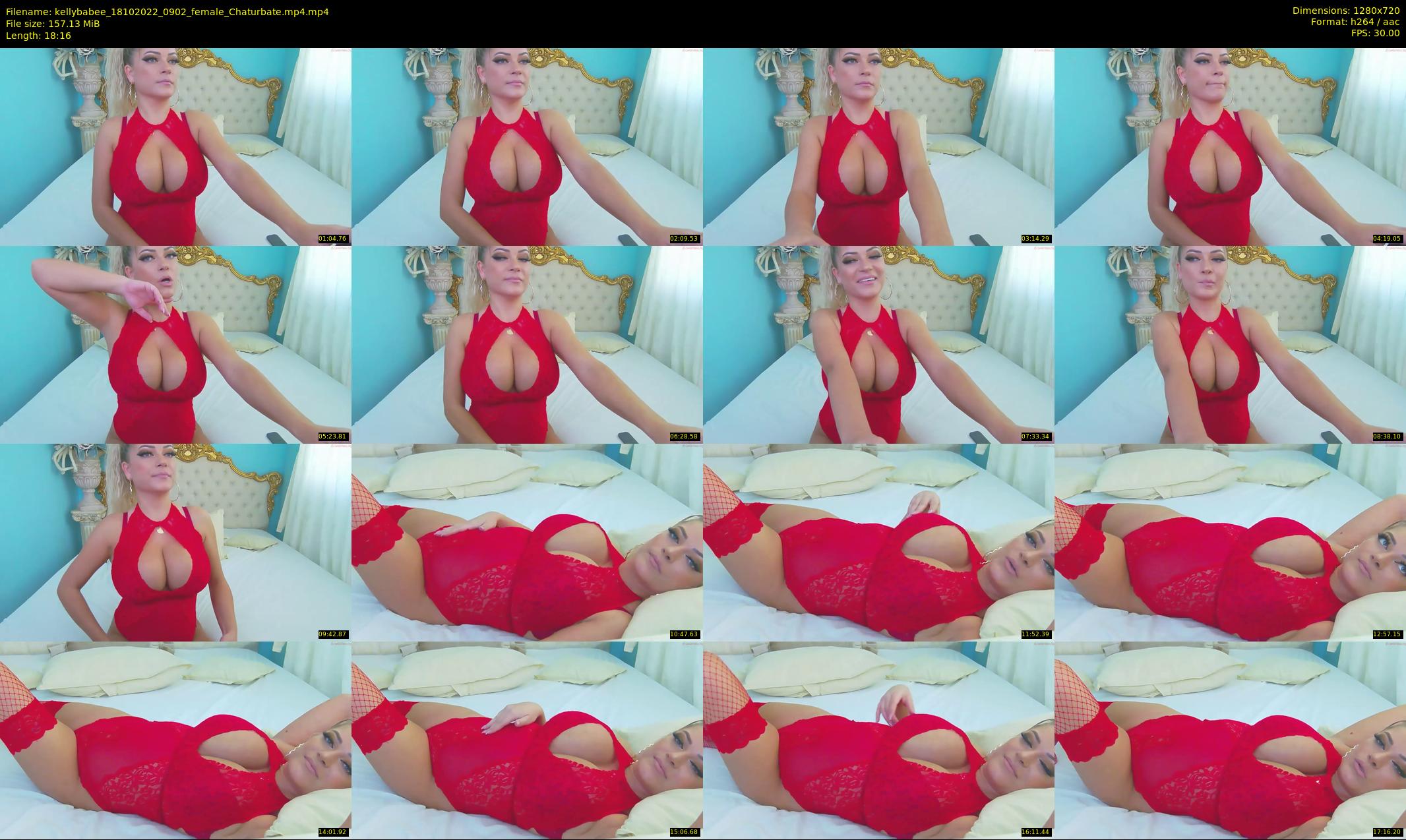 kellybabee — 19 minute Chaturbate female cam show recording, 720p, Oct 18, 2022