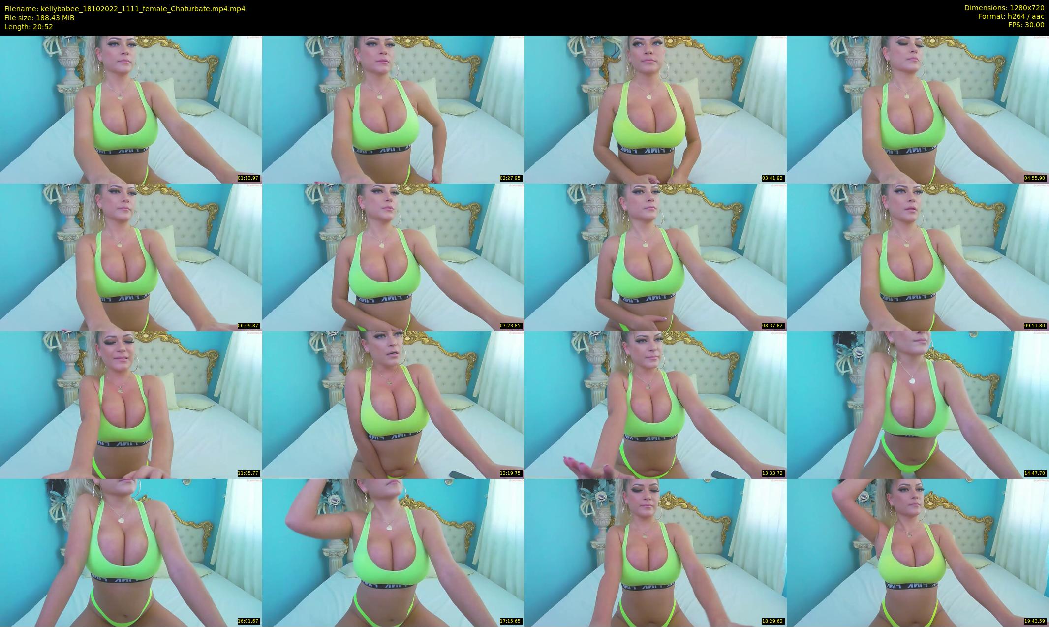 kellybabee — 21 minute Chaturbate female cam show recording, 720p, Oct 18, 2022