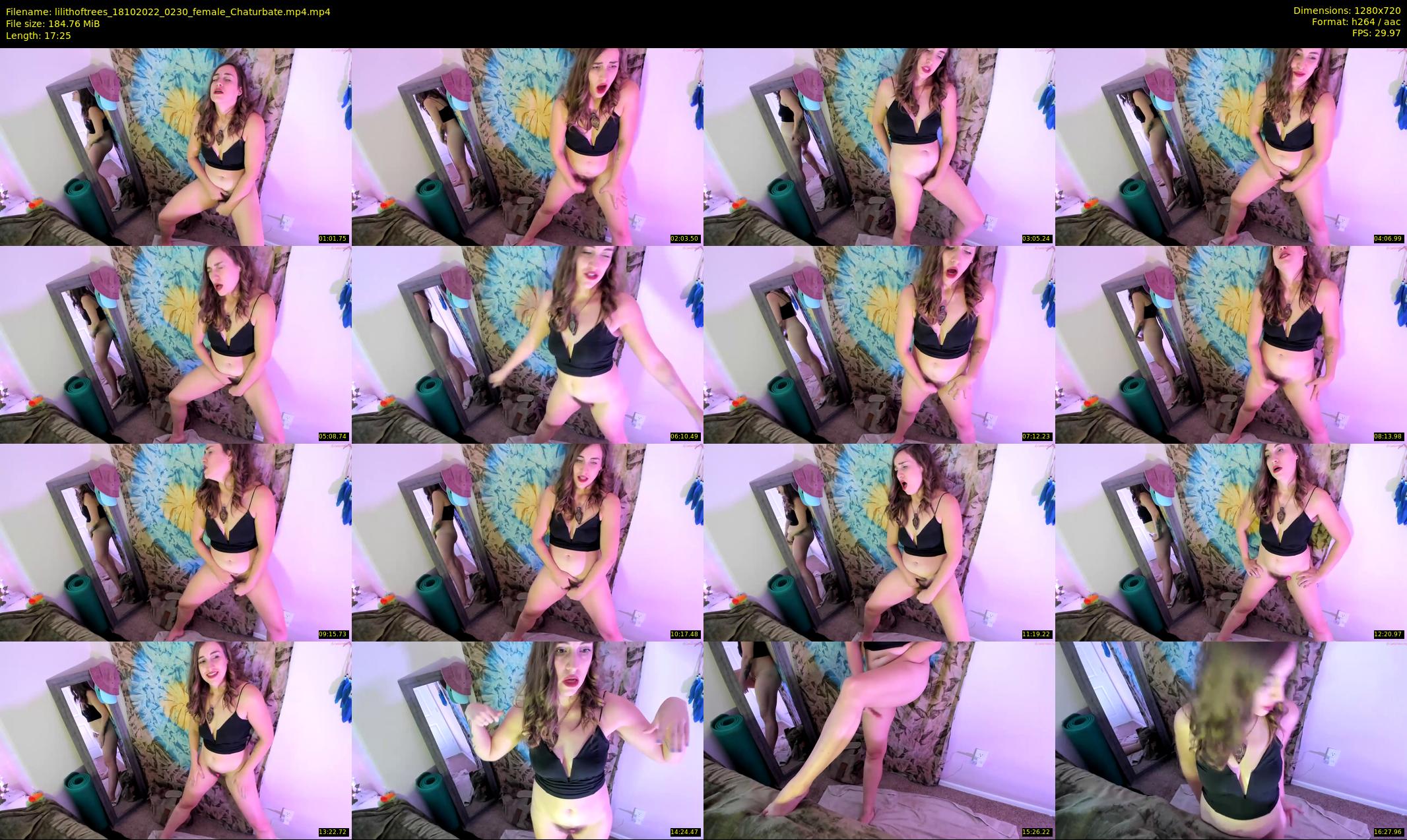 lilithoftrees — 18 minute Chaturbate female cam show recording, 720p, Oct 18, 2022
