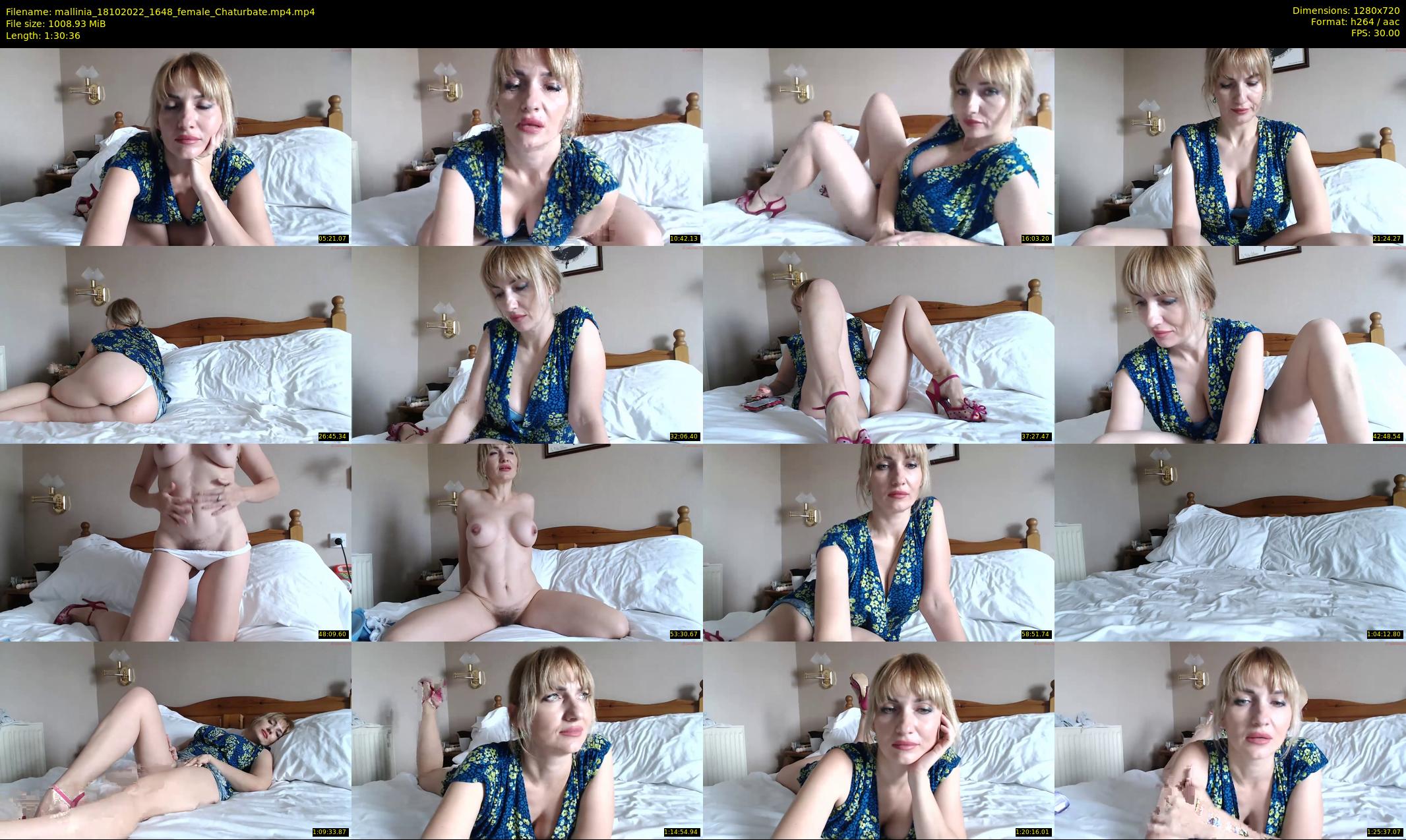mallinia — 91 minute Chaturbate female cam show recording, 720p, Oct 18, 2022