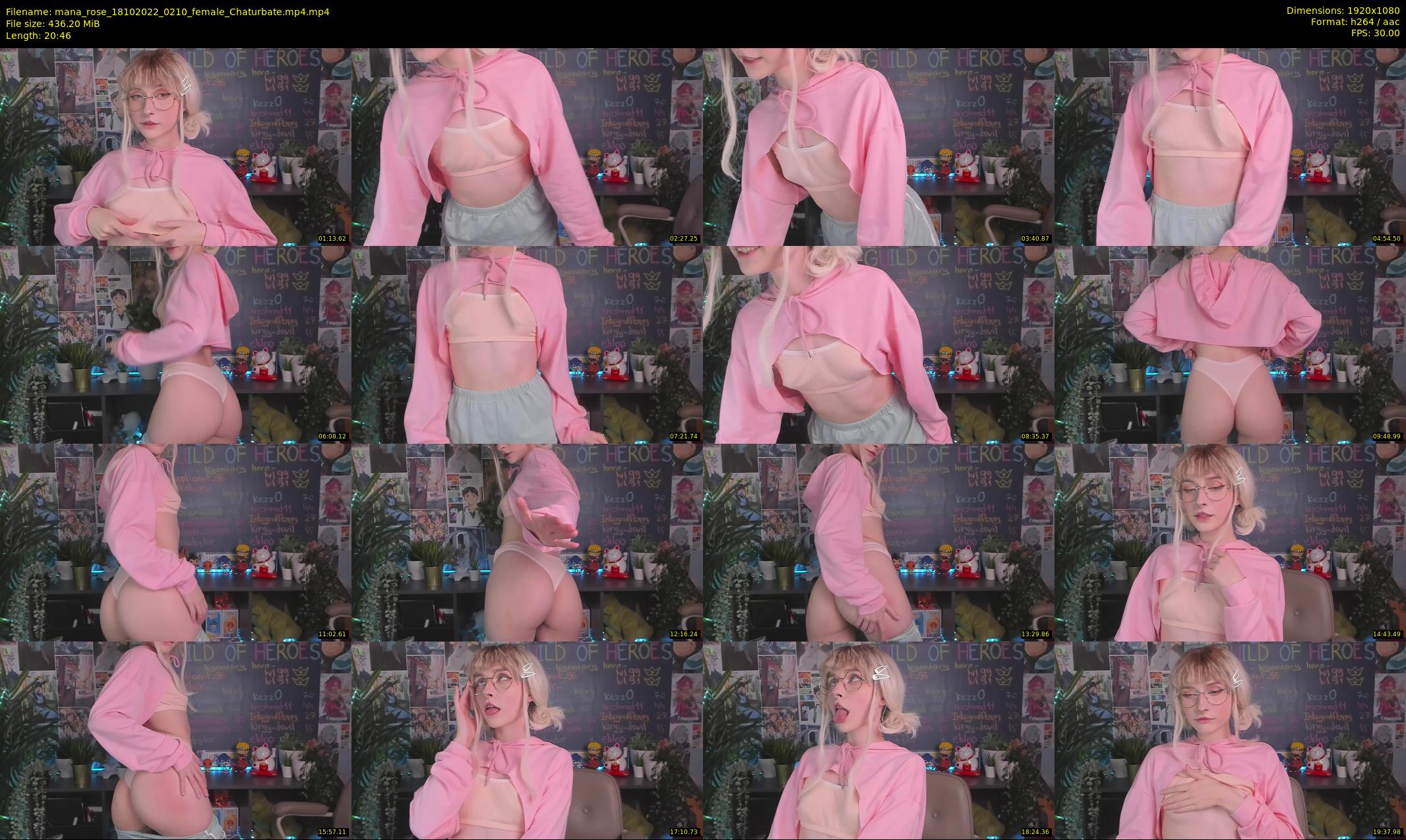 mana_rose — 21 minute Chaturbate female cam show recording, 1080p, Oct 18, 2022