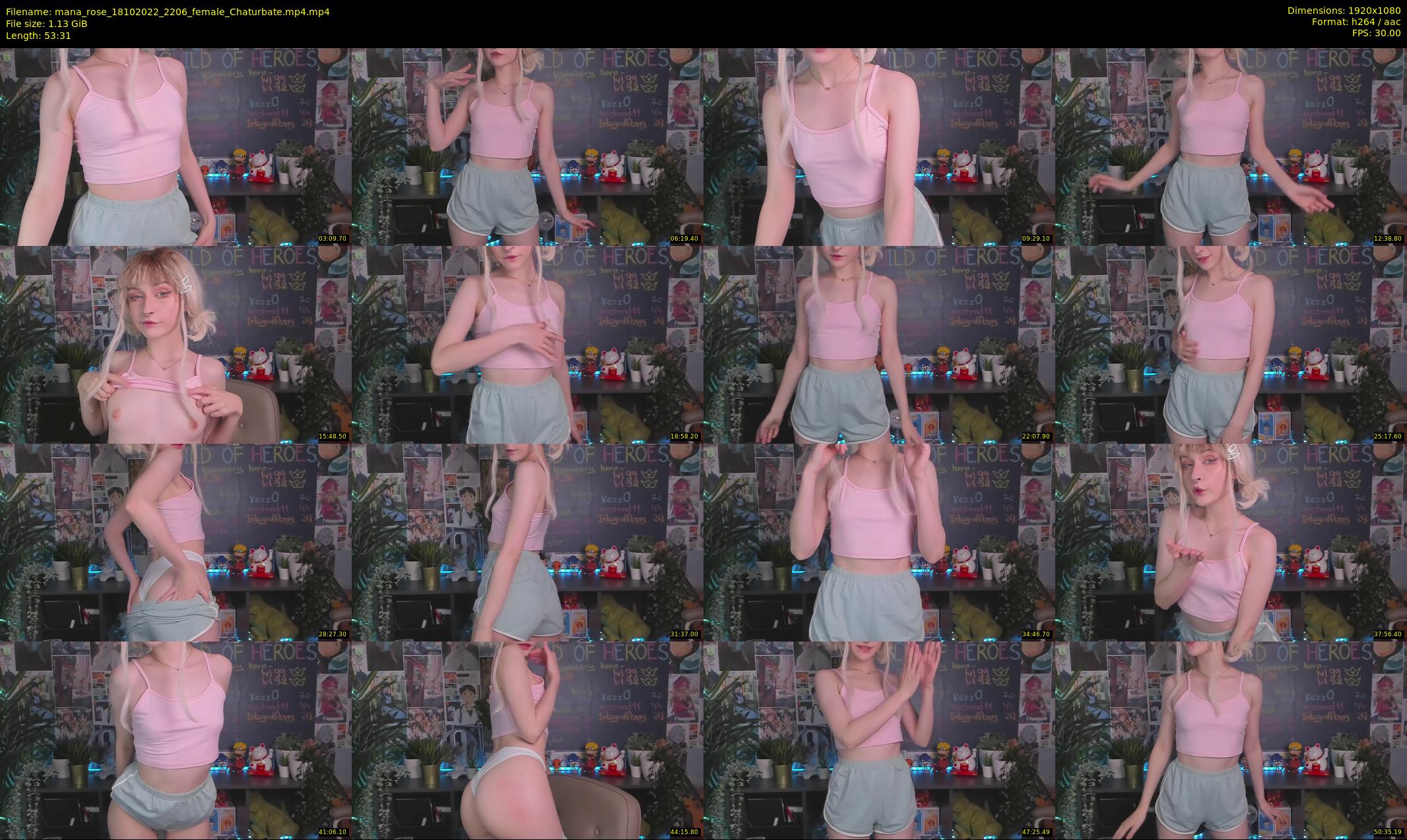 mana_rose — 54 minute Chaturbate female cam show recording, 1080p, Oct 18, 2022