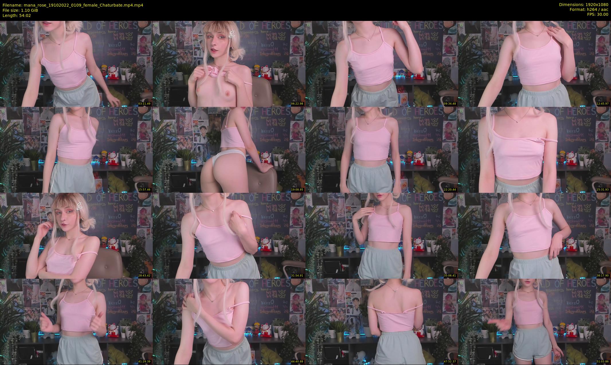 mana_rose — 55 minute Chaturbate female cam show recording, 1080p, Oct 19, 2022