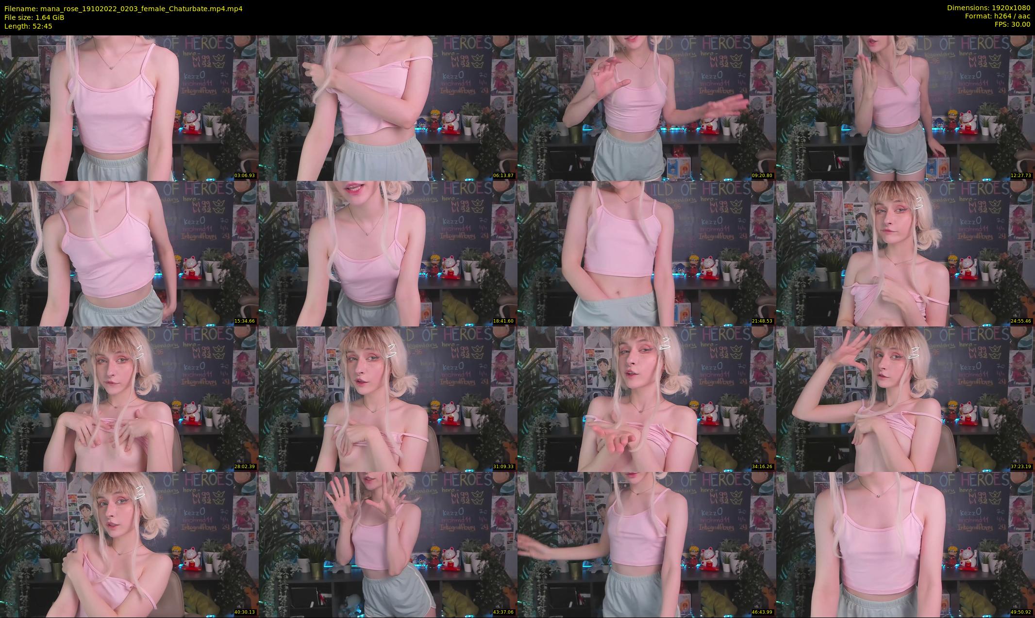 mana_rose — 53 minute Chaturbate female cam show recording, 1080p, Oct 19, 2022