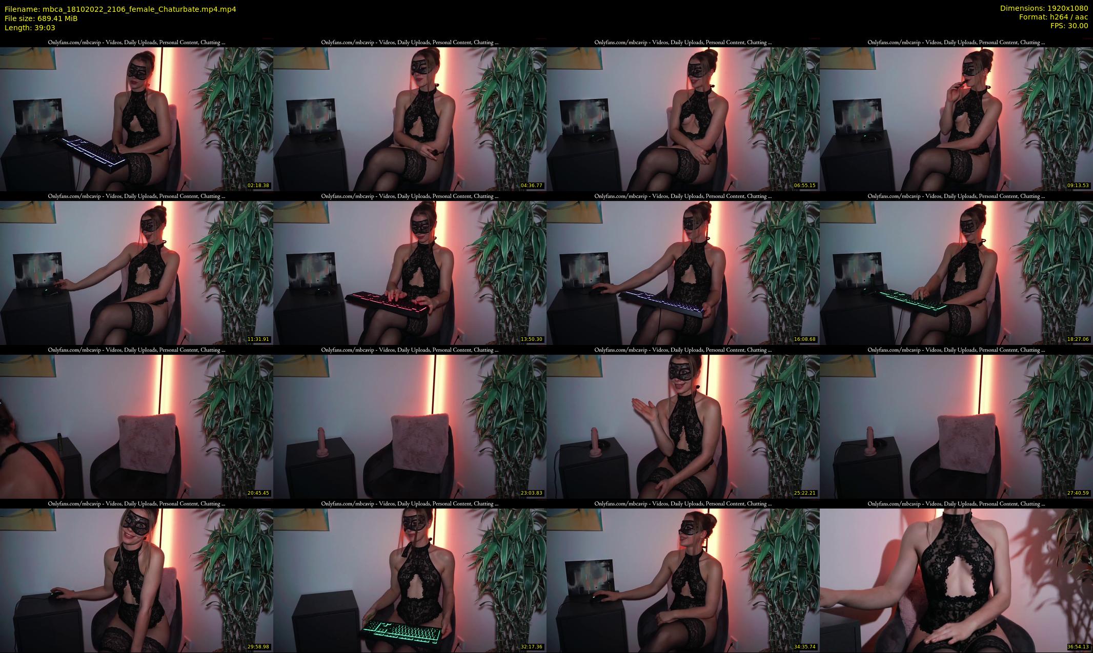 mbca — 40 minute Chaturbate couple cam show recording, 1080p, Oct 18, 2022