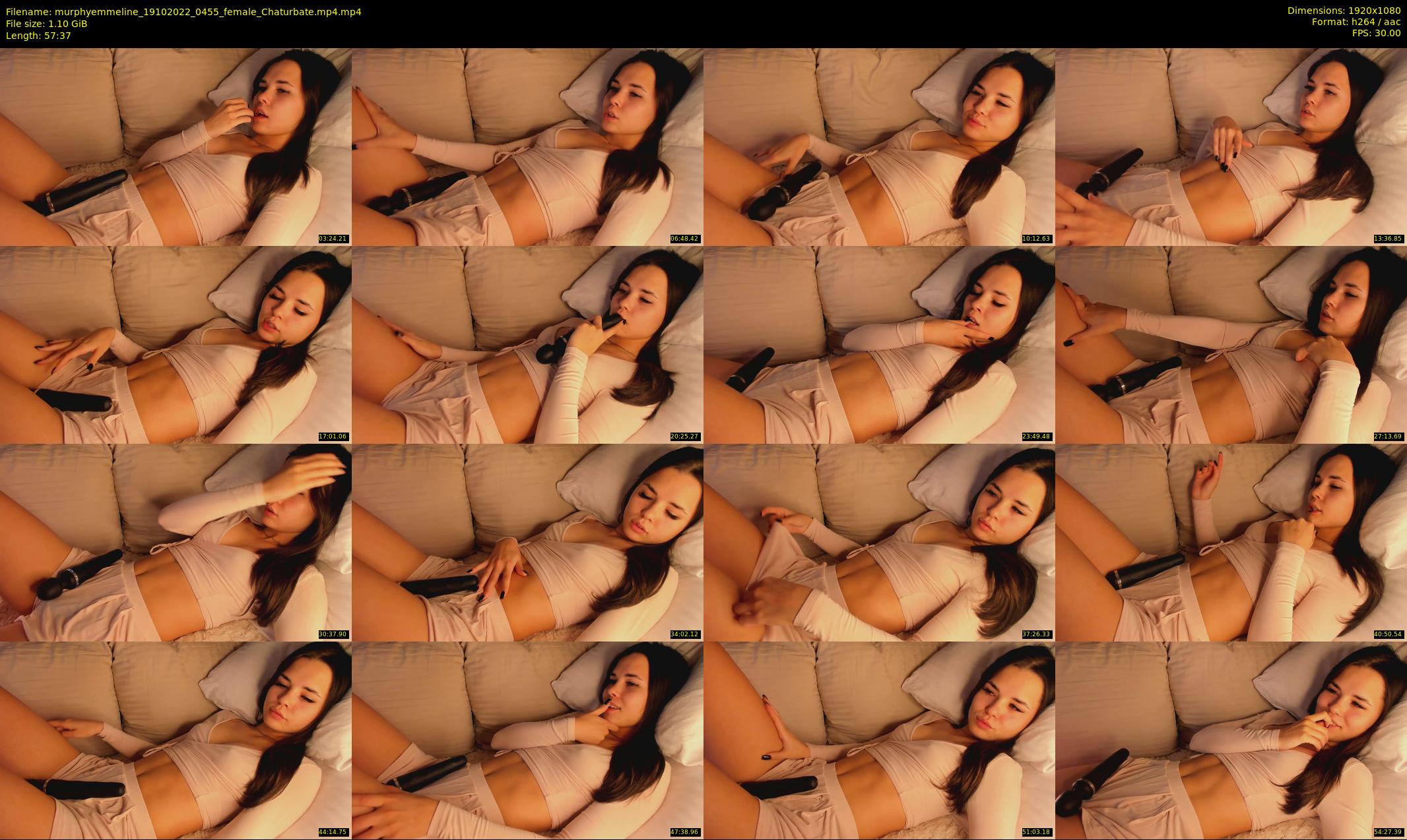 murphyemmeline — 58 minute Chaturbate female cam show recording, 1080p, Oct 19, 2022