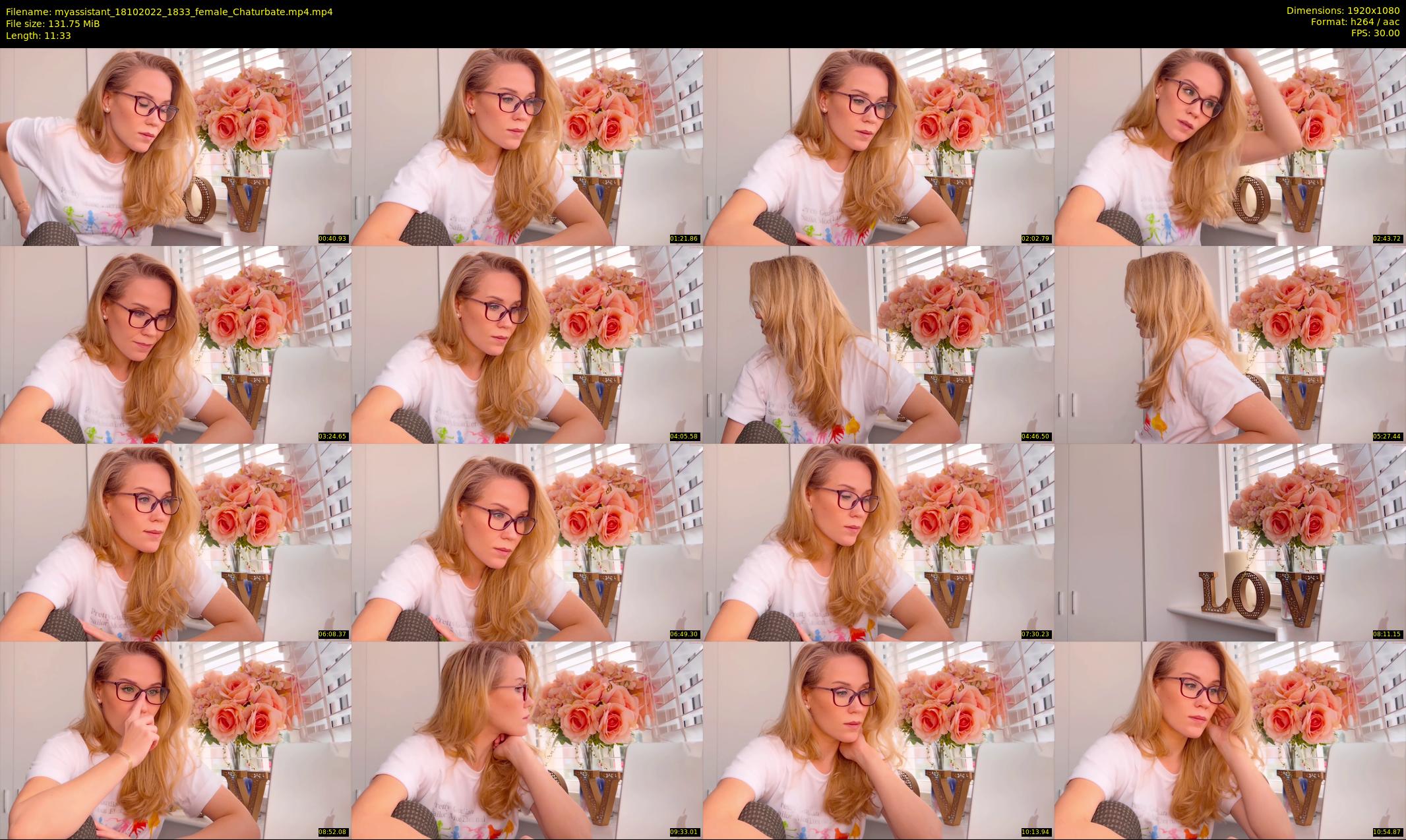 myassistant — 12 minute Chaturbate female cam show recording, 1080p, Oct 18, 2022