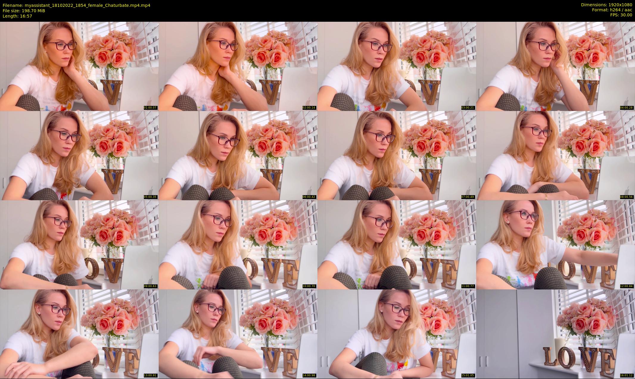 myassistant — 17 minute Chaturbate female cam show recording, 1080p, Oct 18, 2022