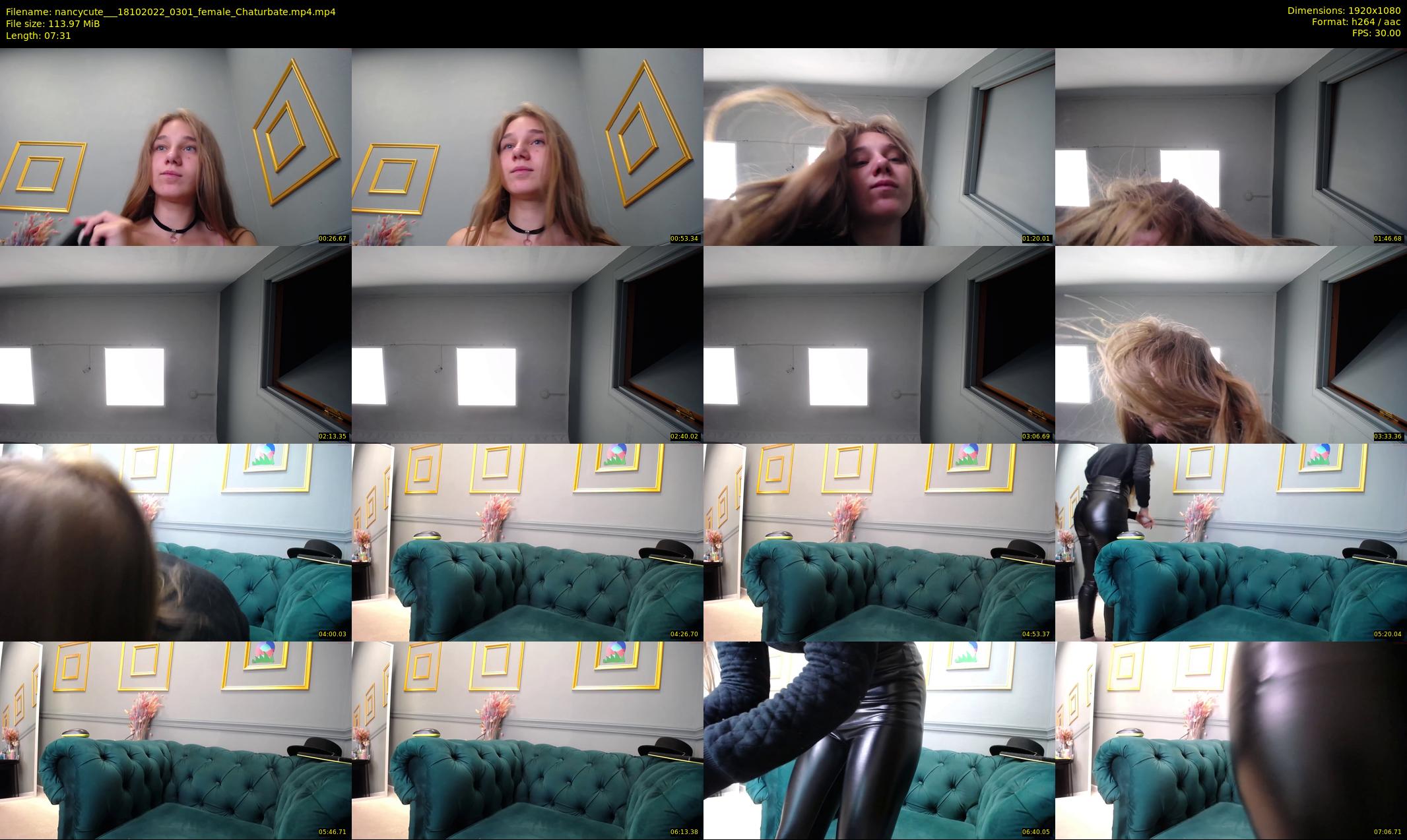 nancycute__ — 8 minute Chaturbate female cam show recording, 1080p, Oct 18, 2022