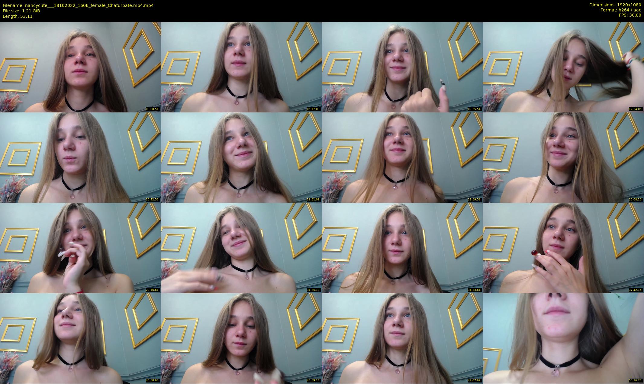 nancycute__ — 54 minute Chaturbate female cam show recording, 1080p, Oct 18, 2022