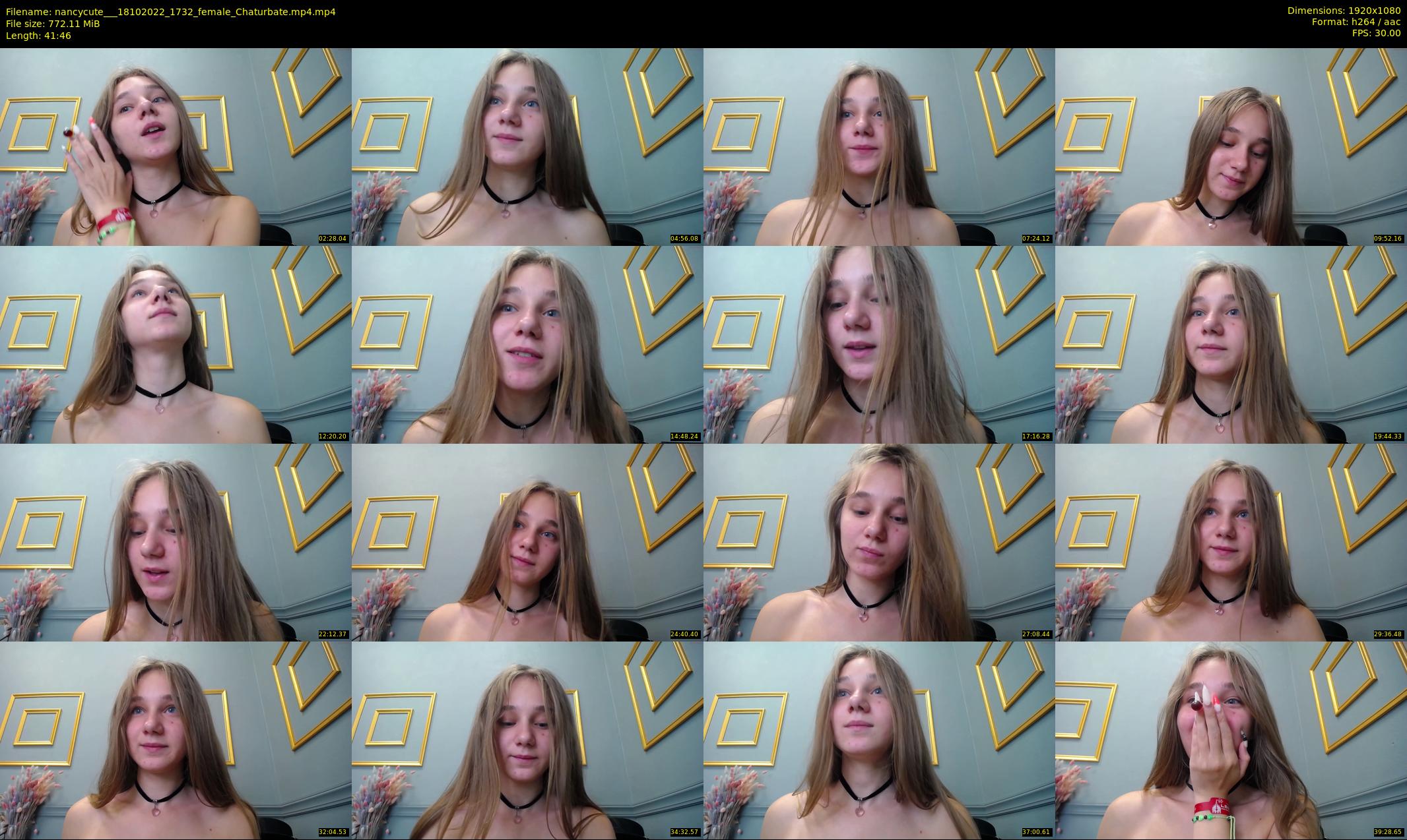 nancycute__ — 42 minute Chaturbate female cam show recording, 1080p, Oct 18, 2022