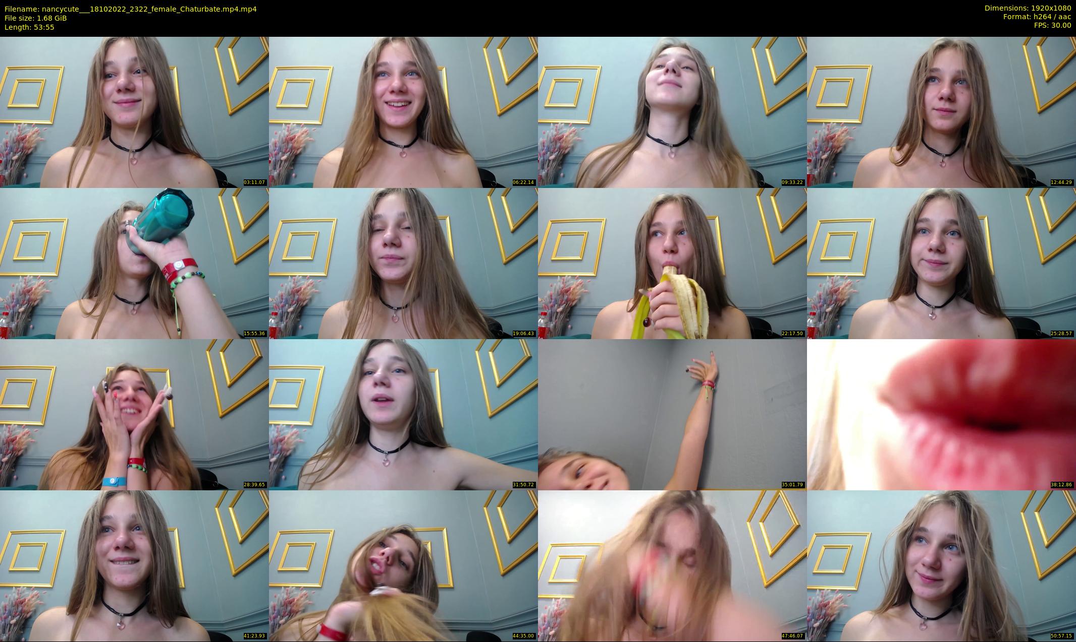 nancycute__ — 54 minute Chaturbate female cam show recording, 1080p, Oct 18, 2022