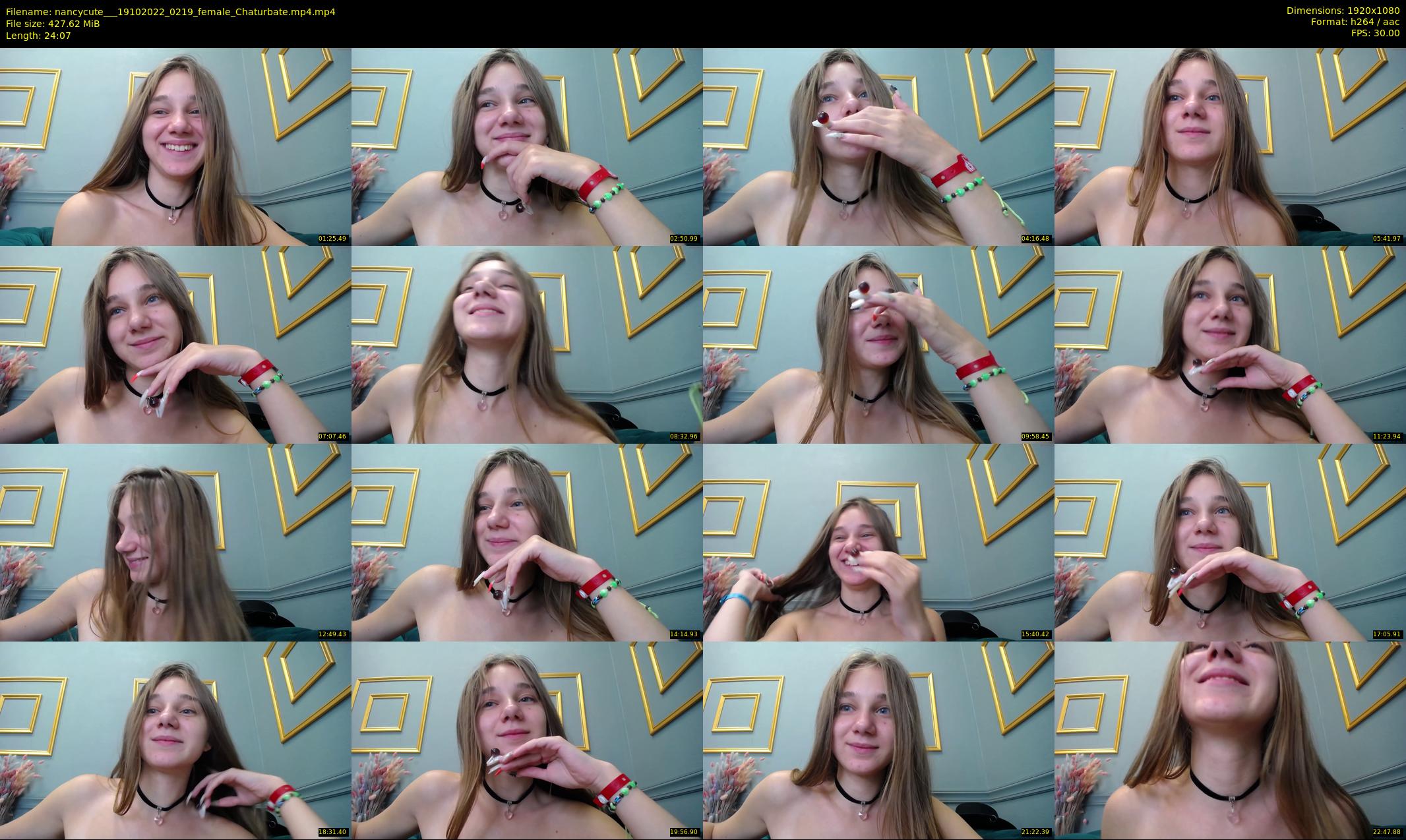 nancycute__ — 25 minute Chaturbate female cam show recording, 1080p, Oct 19, 2022