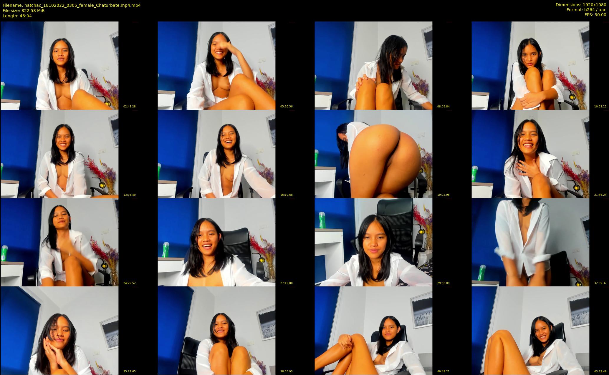 natchac — 47 minute Chaturbate female cam show recording, 1080p, Oct 18, 2022