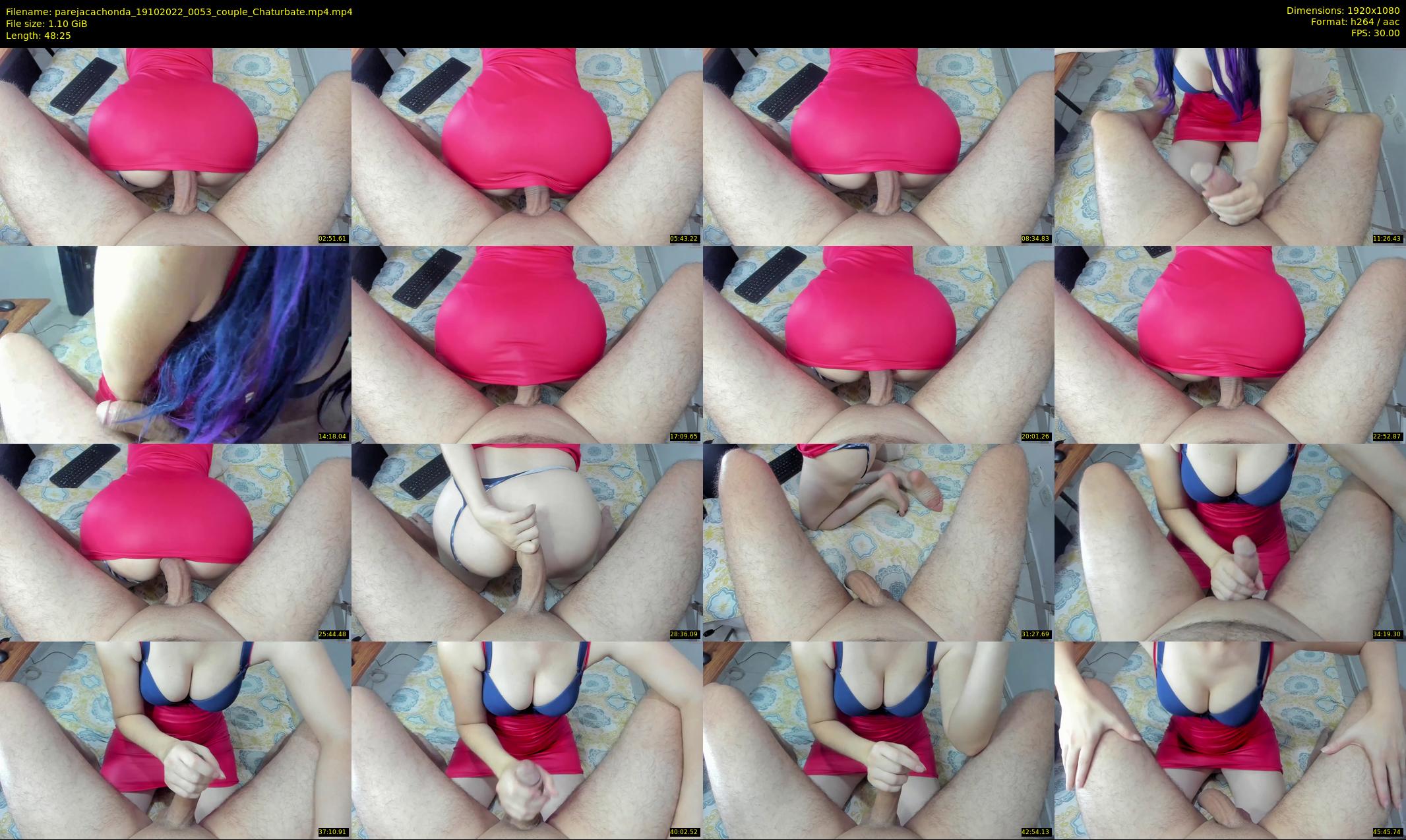 parejacachonda — 49 minute Chaturbate couple cam show recording, 1080p, Oct 19, 2022