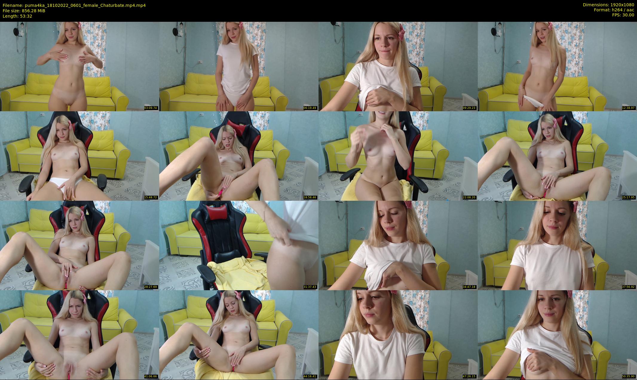 puma4ka — 54 minute Chaturbate female cam show recording, 1080p, Oct 18, 2022