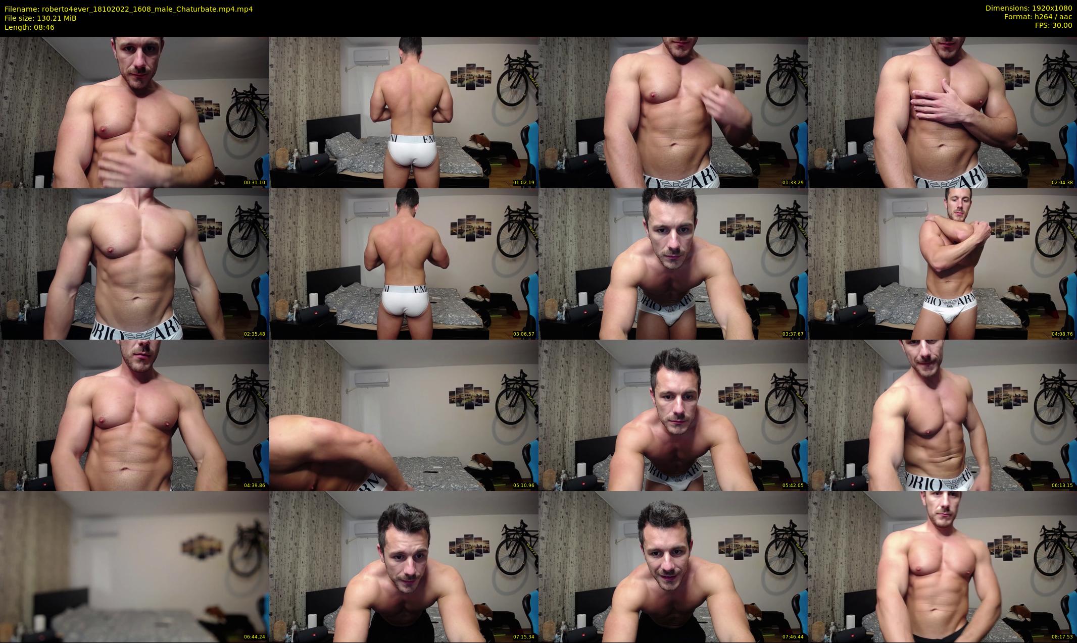 roberto4ever — 9 minute Chaturbate male cam show recording, 1080p, Oct 18, 2022