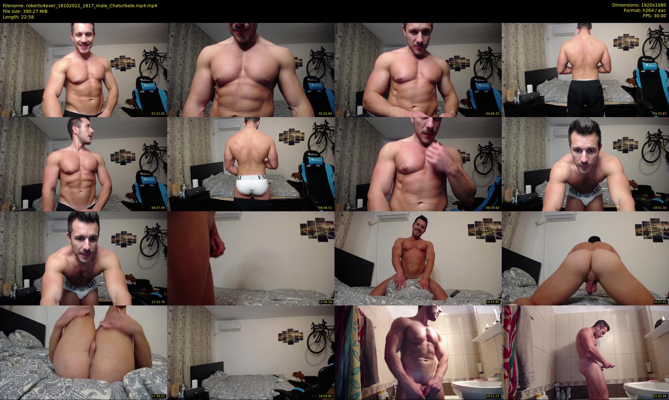 roberto4ever — 23 minute Chaturbate male cam show recording, 1080p, Oct 18, 2022