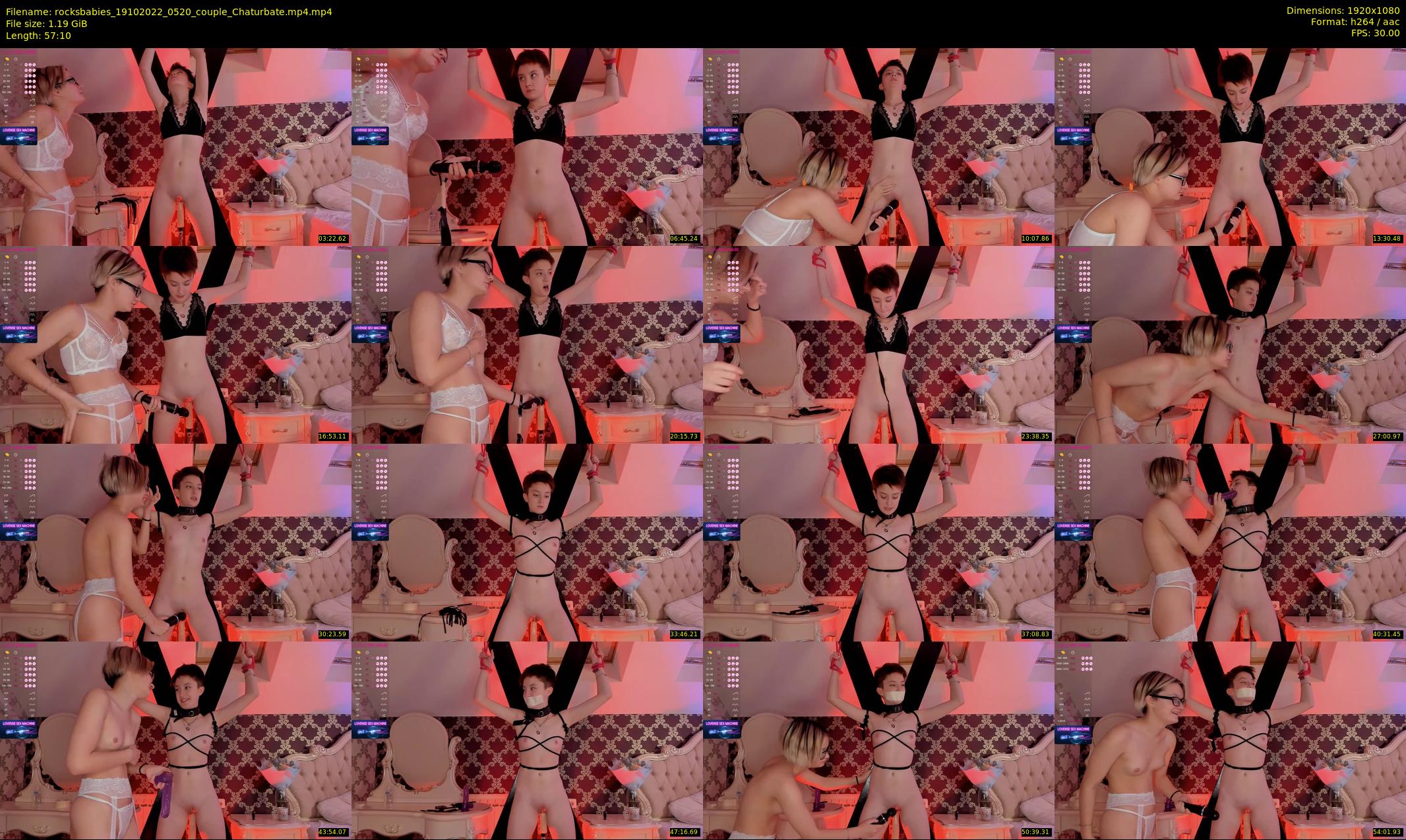 rocksbabies — 58 minute Chaturbate female cam show recording, 1080p, Oct 19, 2022