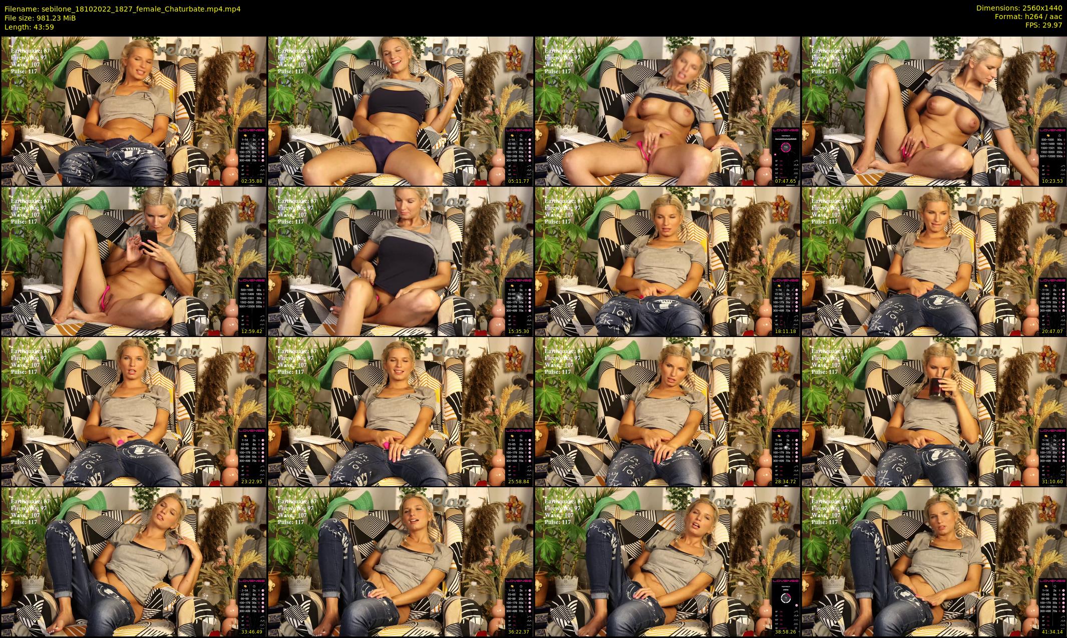 sebilone — 44 minute Chaturbate couple cam show recording, 1080p, Oct 18, 2022