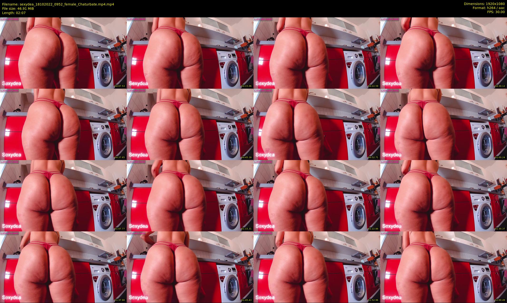 sexydea — 3 minute Chaturbate female cam show recording, 1080p, Oct 18, 2022