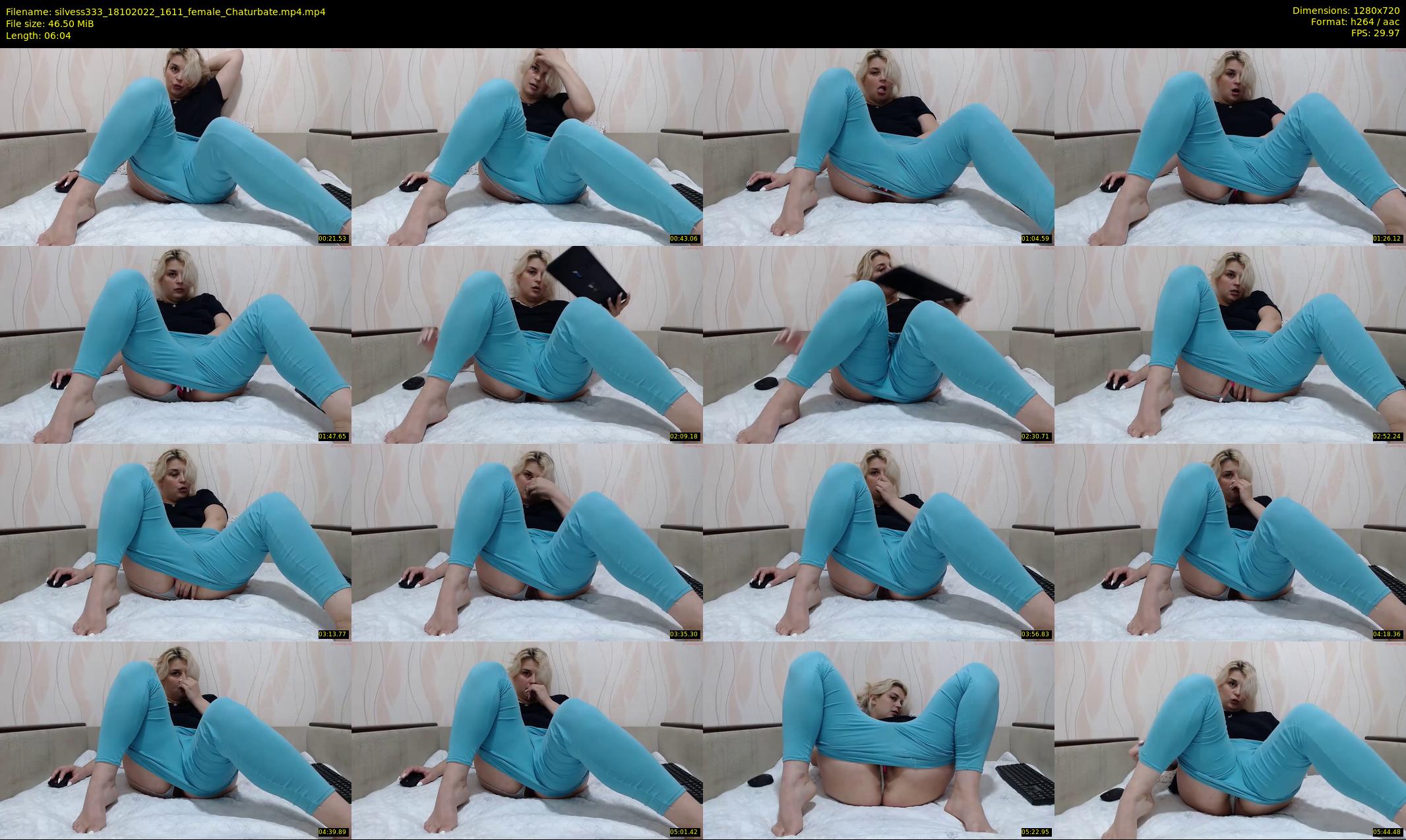 silvess333 — 7 minute Chaturbate female cam show recording, 720p, Oct 18, 2022