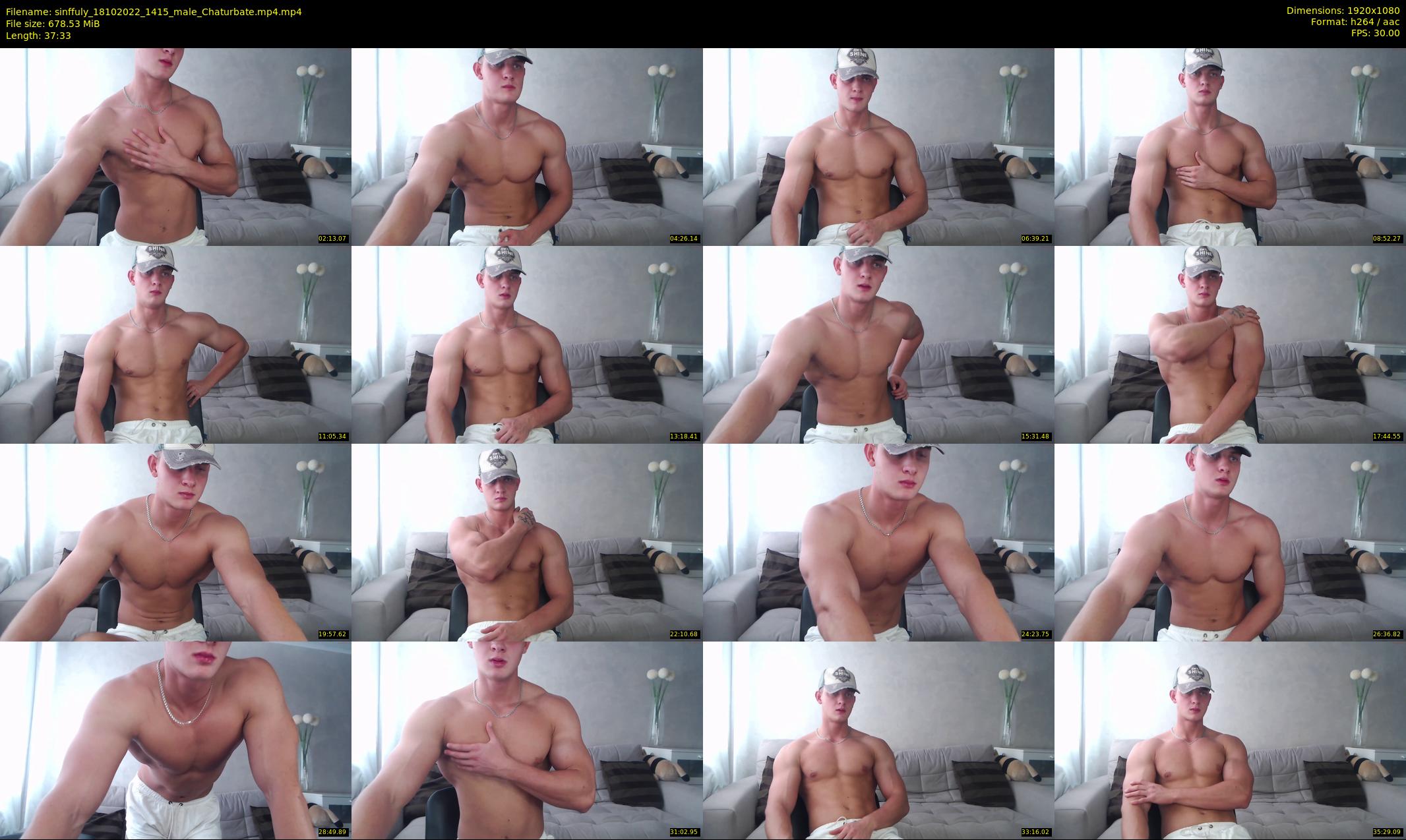 sinffuly — 38 minute Chaturbate male cam show recording, 1080p, Oct 18, 2022