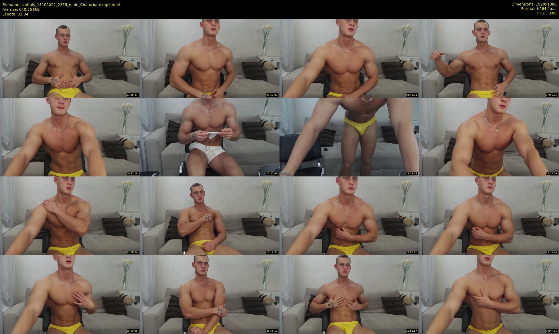 sinffuly — 33 minute Chaturbate male cam show recording, 1080p, Oct 18, 2022