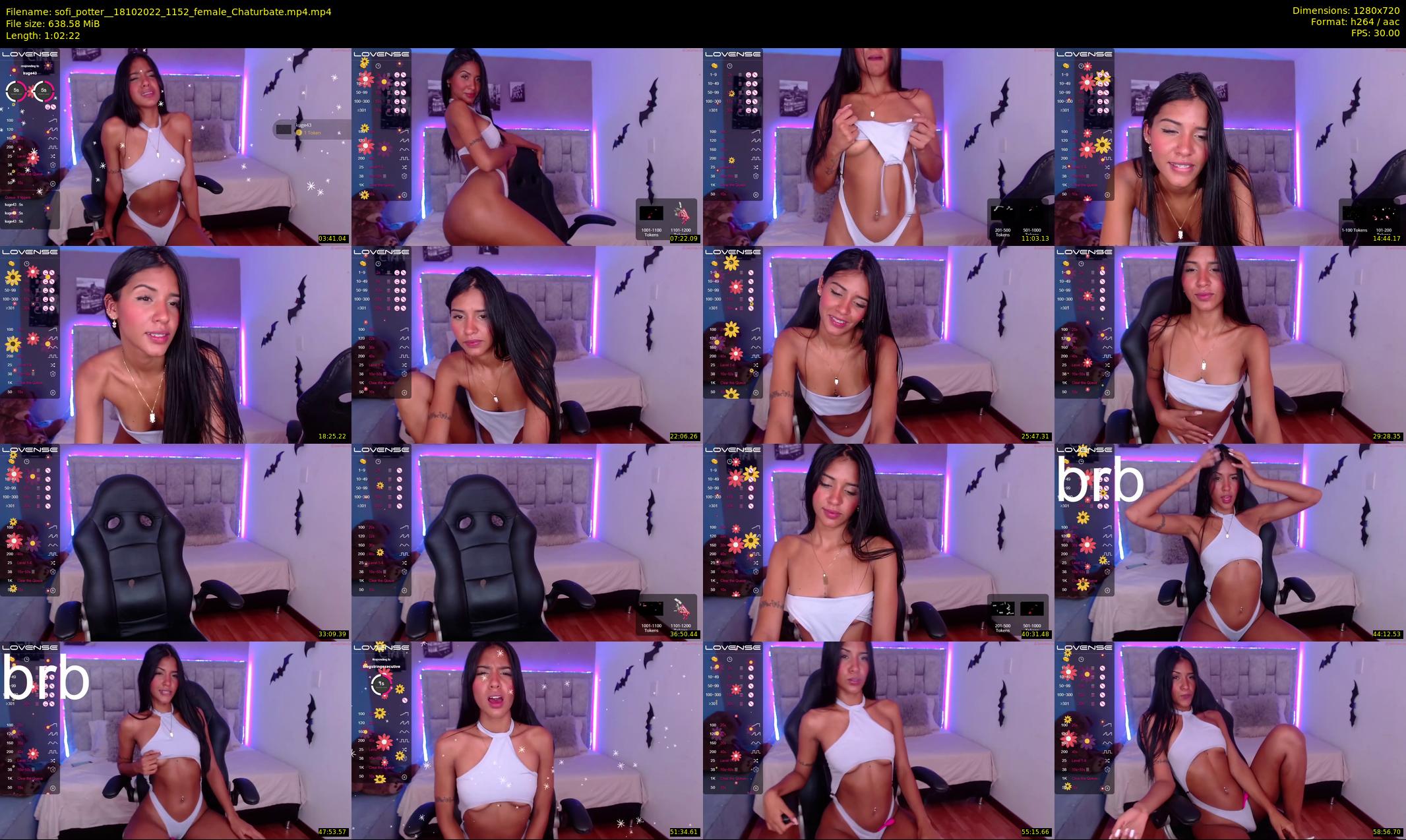 sofi_potter_ — 63 minute Chaturbate female cam show recording, 720p, Oct 18, 2022