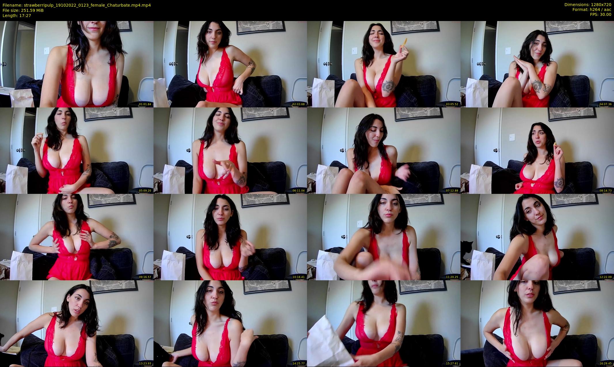 strawberripulp — 18 minute Chaturbate female cam show recording, 720p, Oct 19, 2022