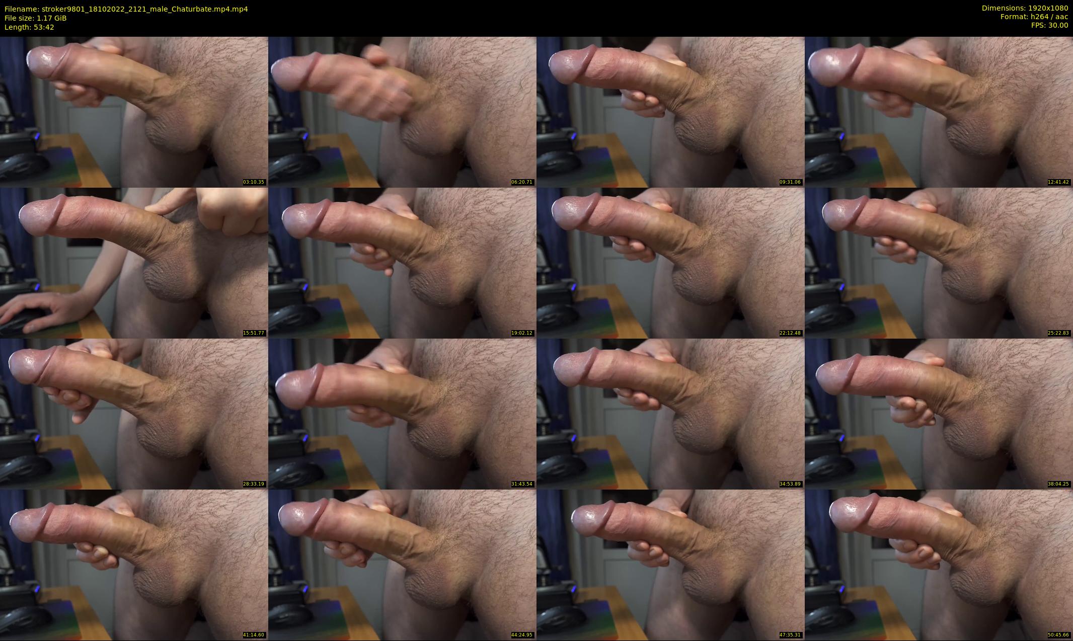 stroker9801 — 54 minute Chaturbate male cam show recording, 1080p, Oct 18, 2022