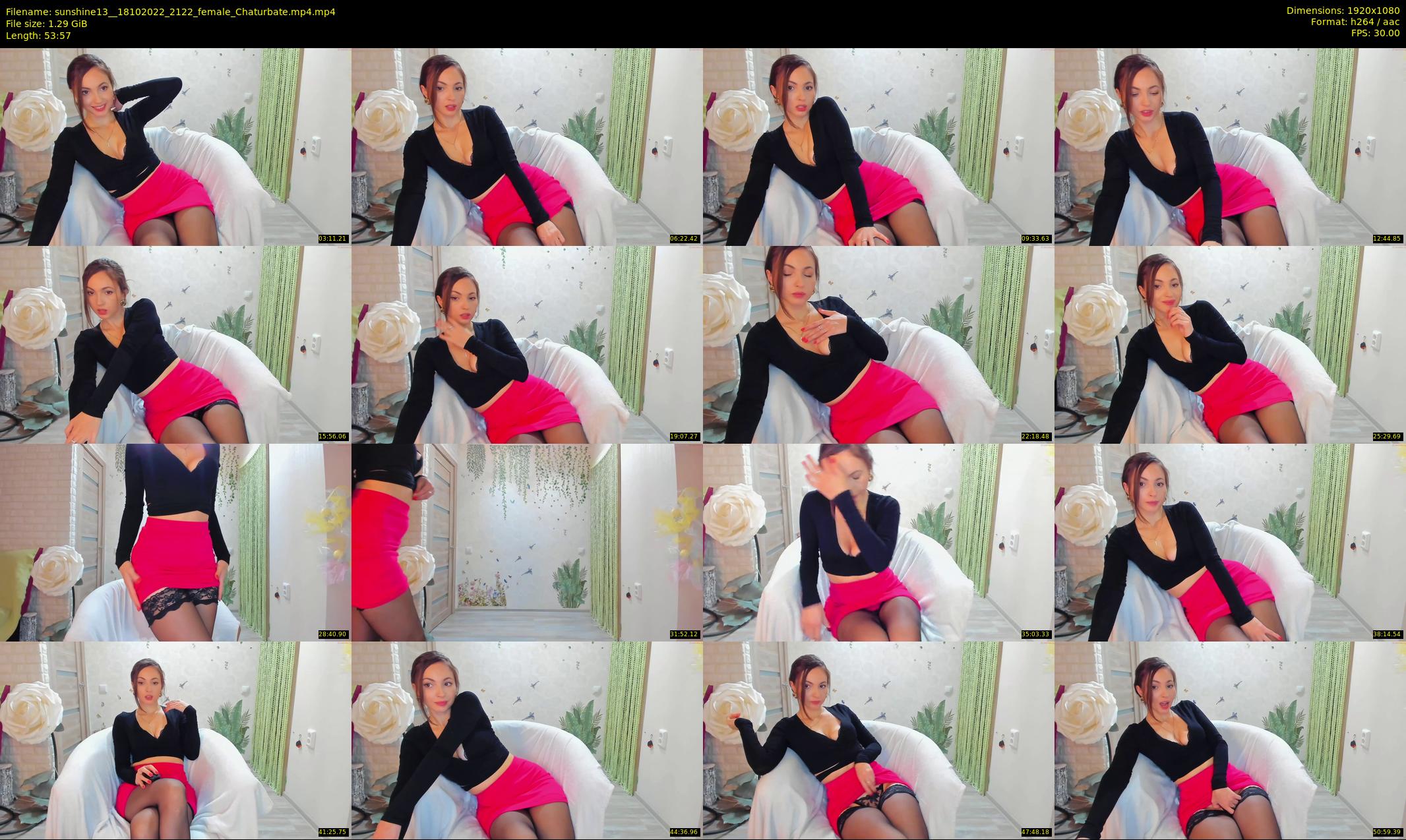 sunshine13_ — 54 minute Chaturbate female cam show recording, 1080p, Oct 18, 2022
