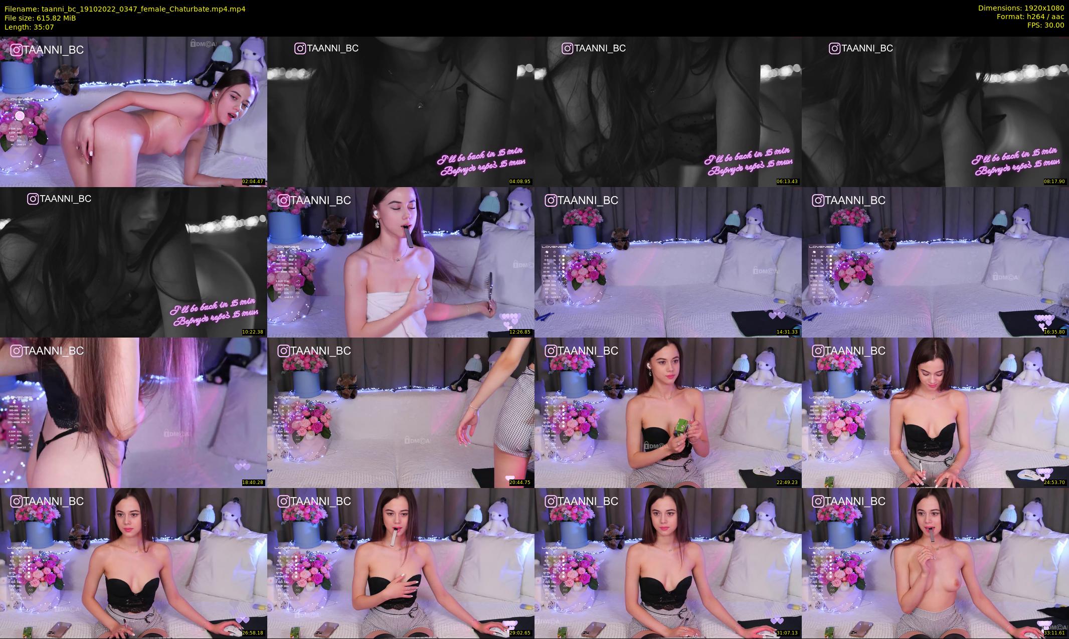 taanni_bc — 36 minute Chaturbate female cam show recording, 1080p, Oct 19, 2022