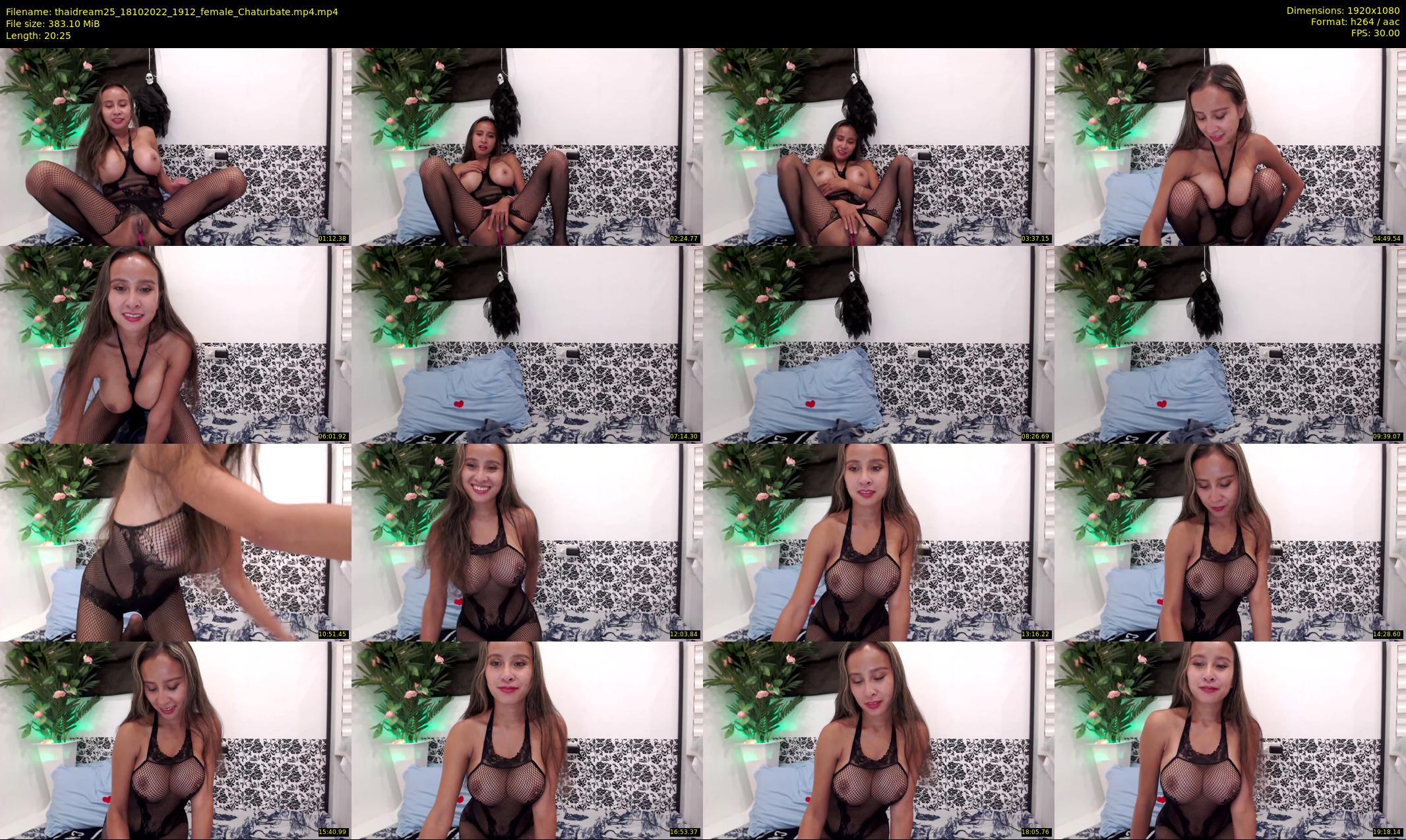 thaidream25 — 21 minute Chaturbate female cam show recording, 1080p, Oct 18, 2022