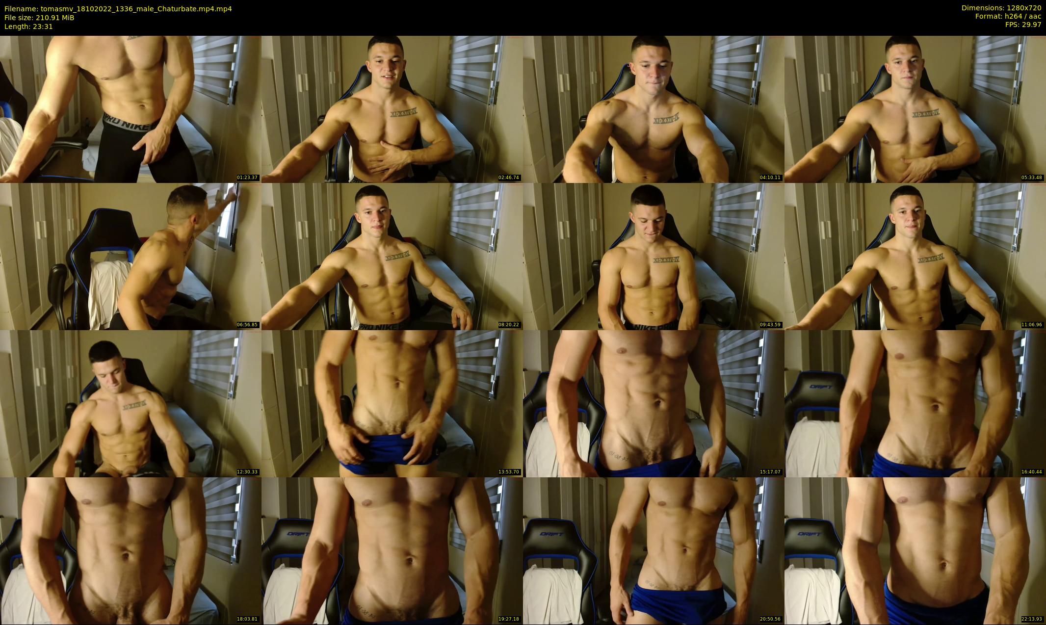 tomasmv — 24 minute Chaturbate male cam show recording, 720p, Oct 18, 2022