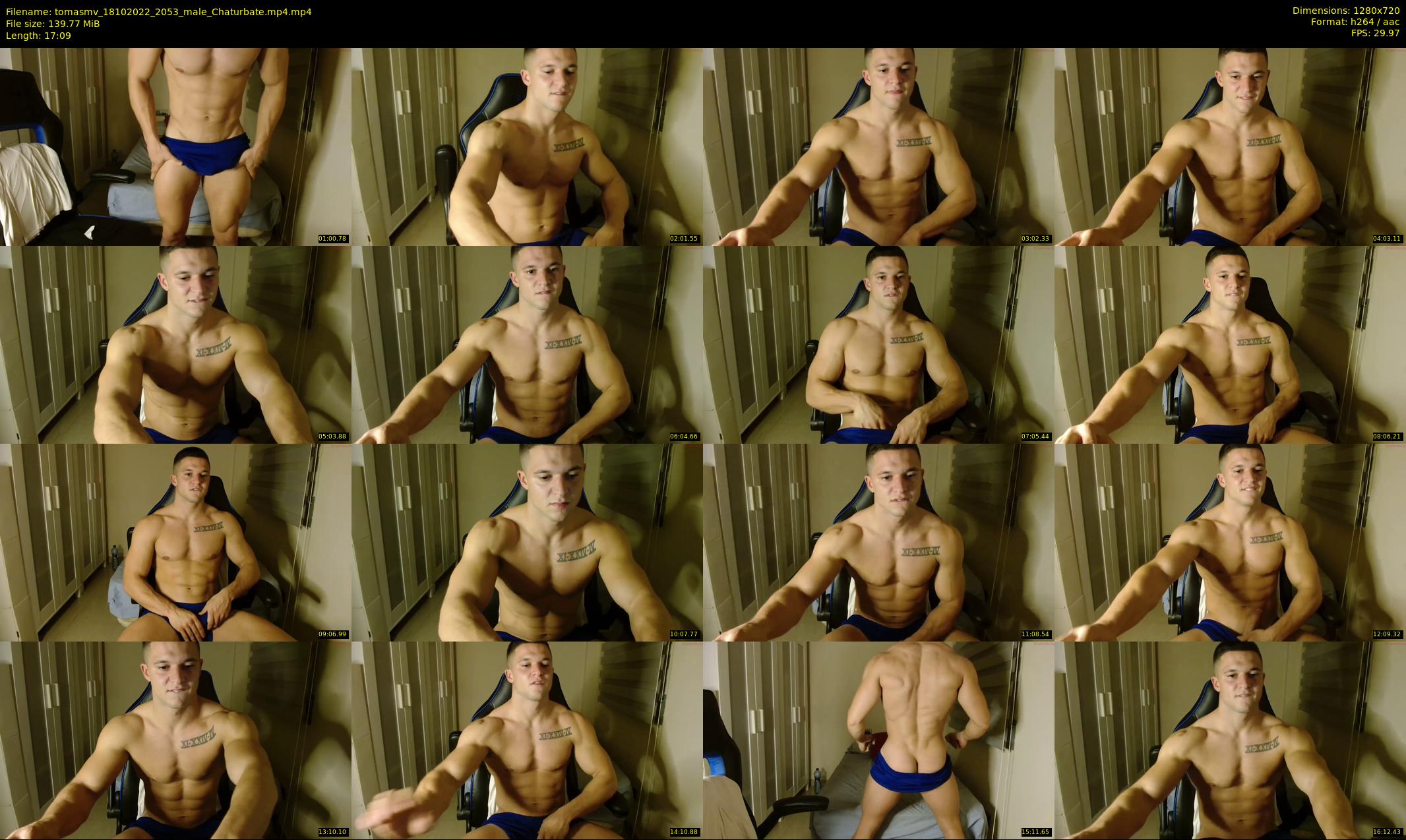 tomasmv — 18 minute Chaturbate male cam show recording, 720p, Oct 18, 2022