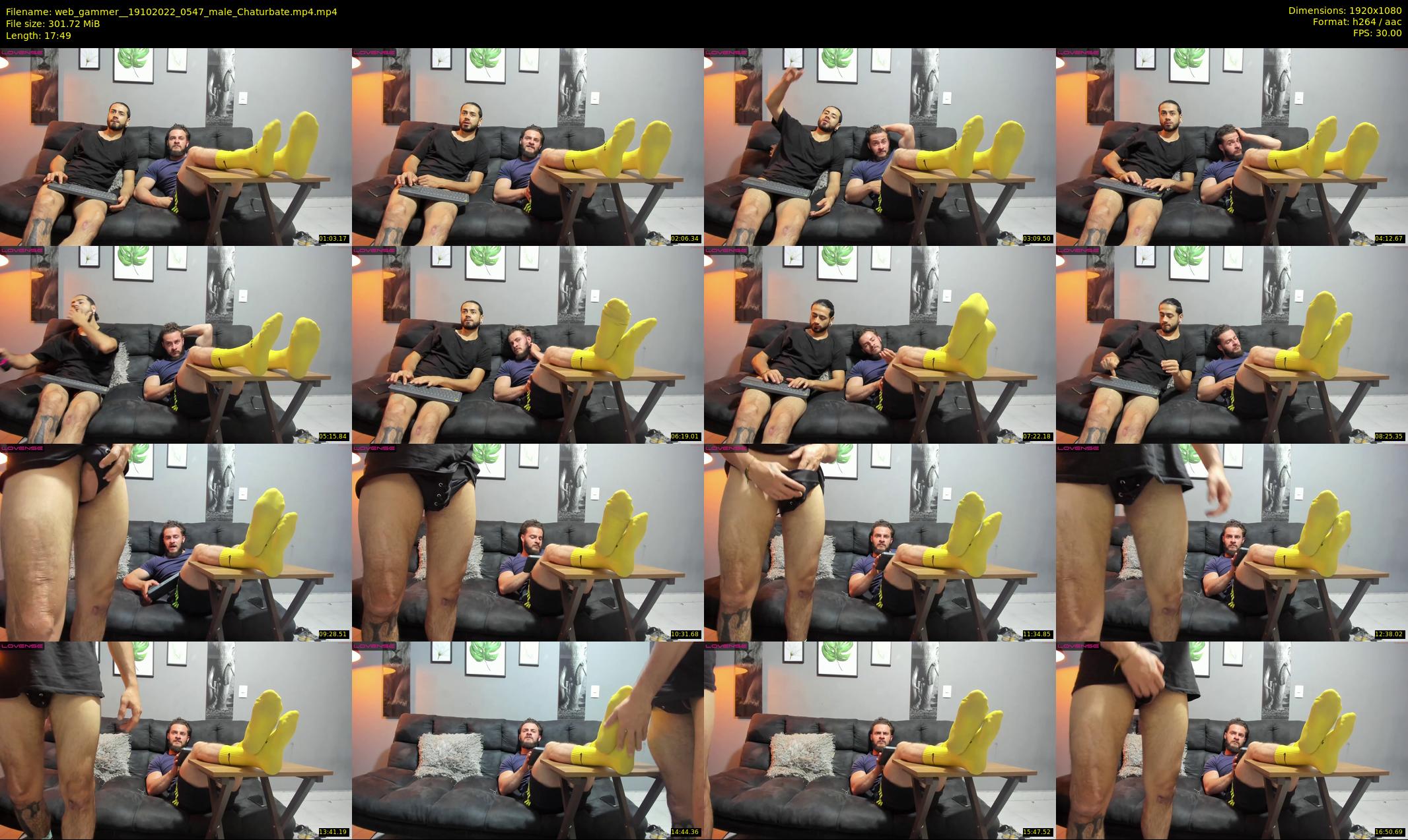 web_gammer_ — 18 minute Chaturbate male cam show recording, 1080p, Oct 19, 2022