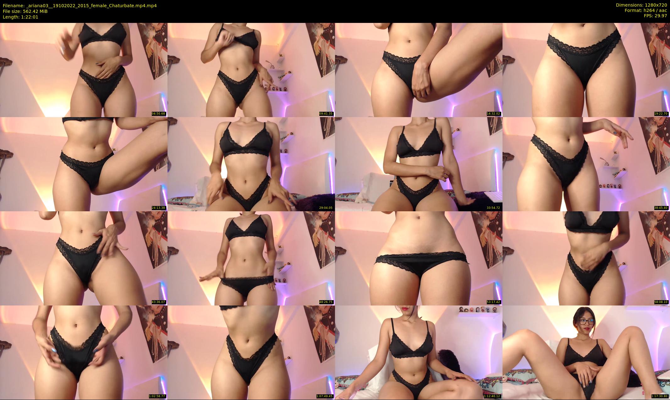 _ariana03_ — 83 minute Chaturbate female cam show recording, 720p, Oct 19, 2022