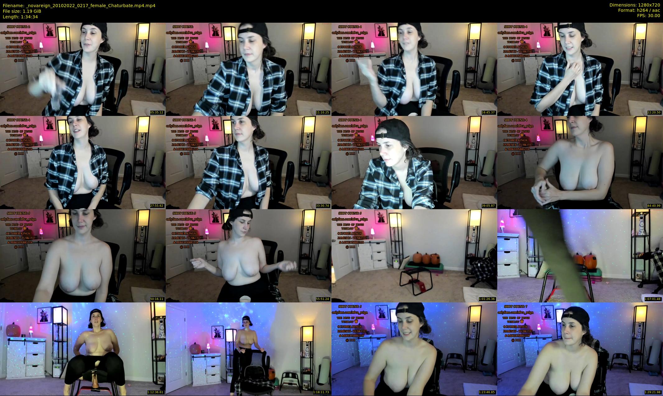 _novareign — 95 minute Chaturbate female cam show recording, 720p, Oct 20, 2022