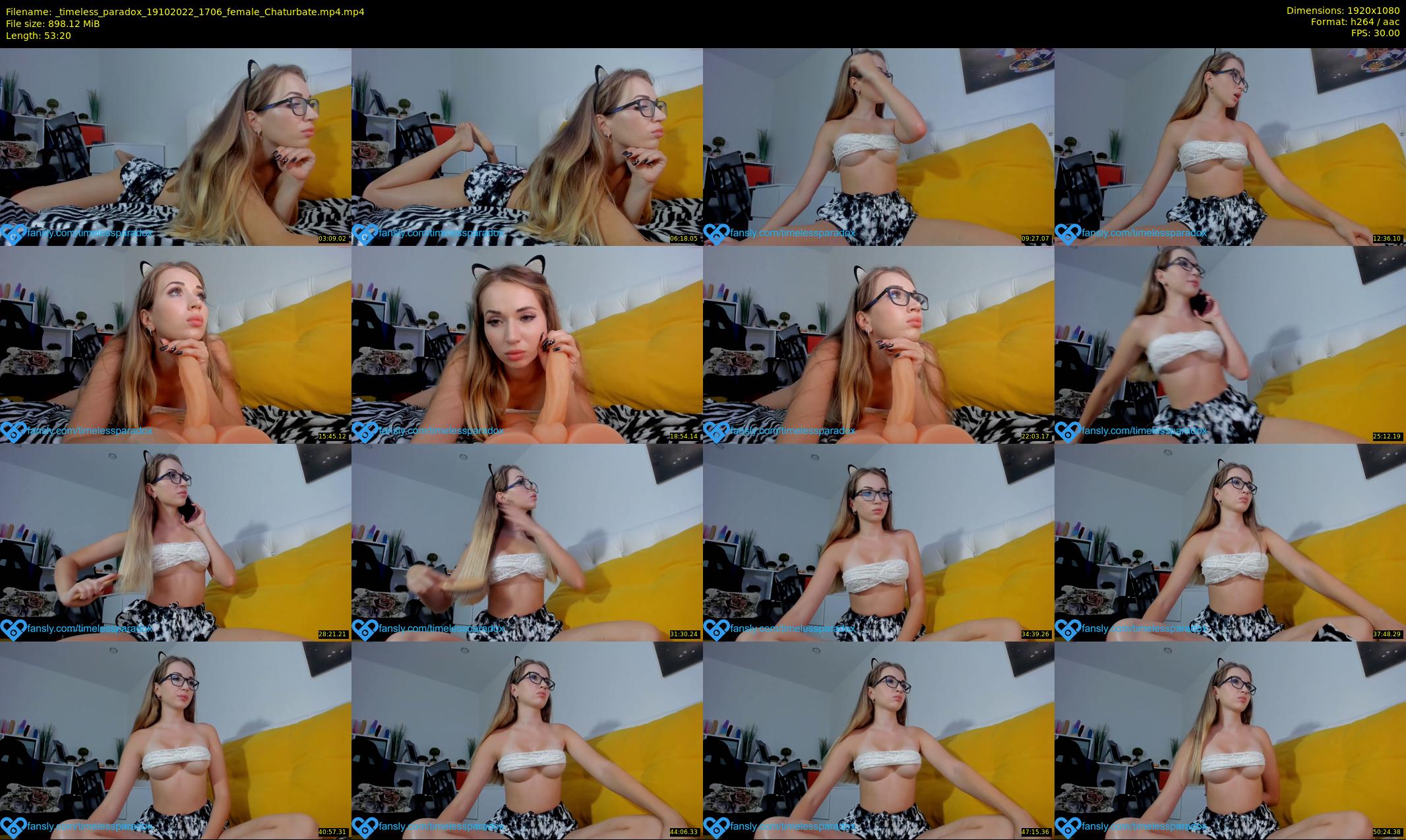 _timeless_paradox — 54 minute Chaturbate female cam show recording, 1080p, Oct 19, 2022