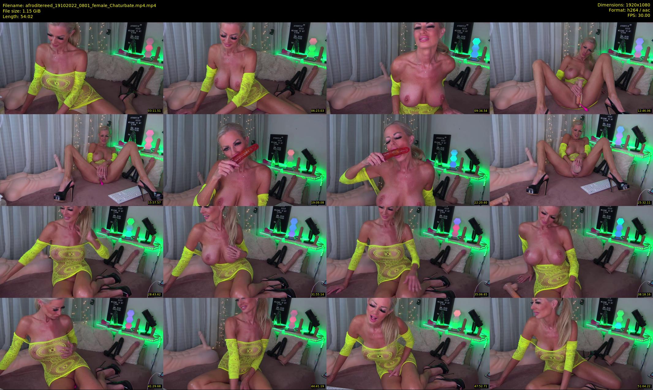 afroditereed — 55 minute Chaturbate female cam show recording, 1080p, Oct 19, 2022