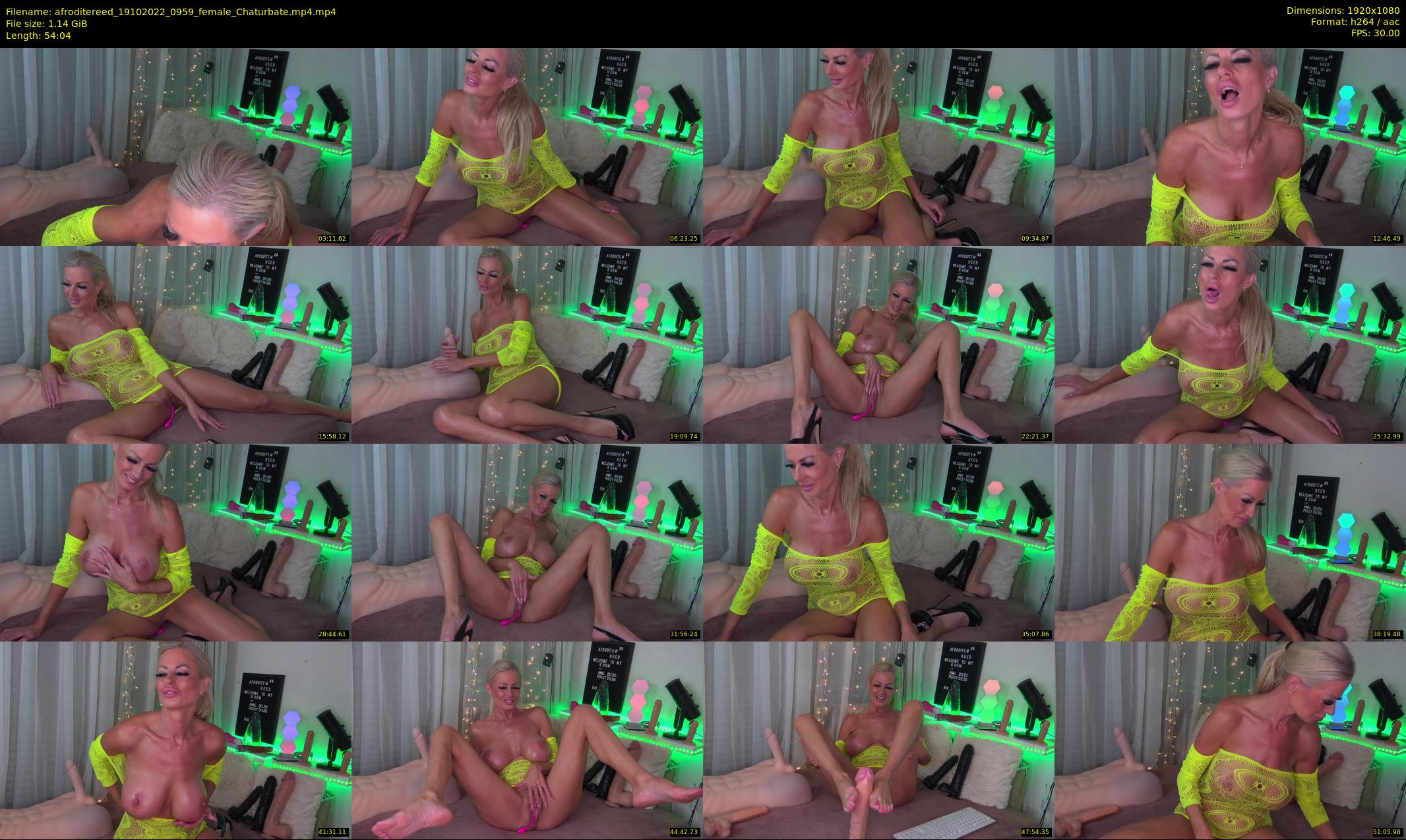 afroditereed — 55 minute Chaturbate female cam show recording, 1080p, Oct 19, 2022