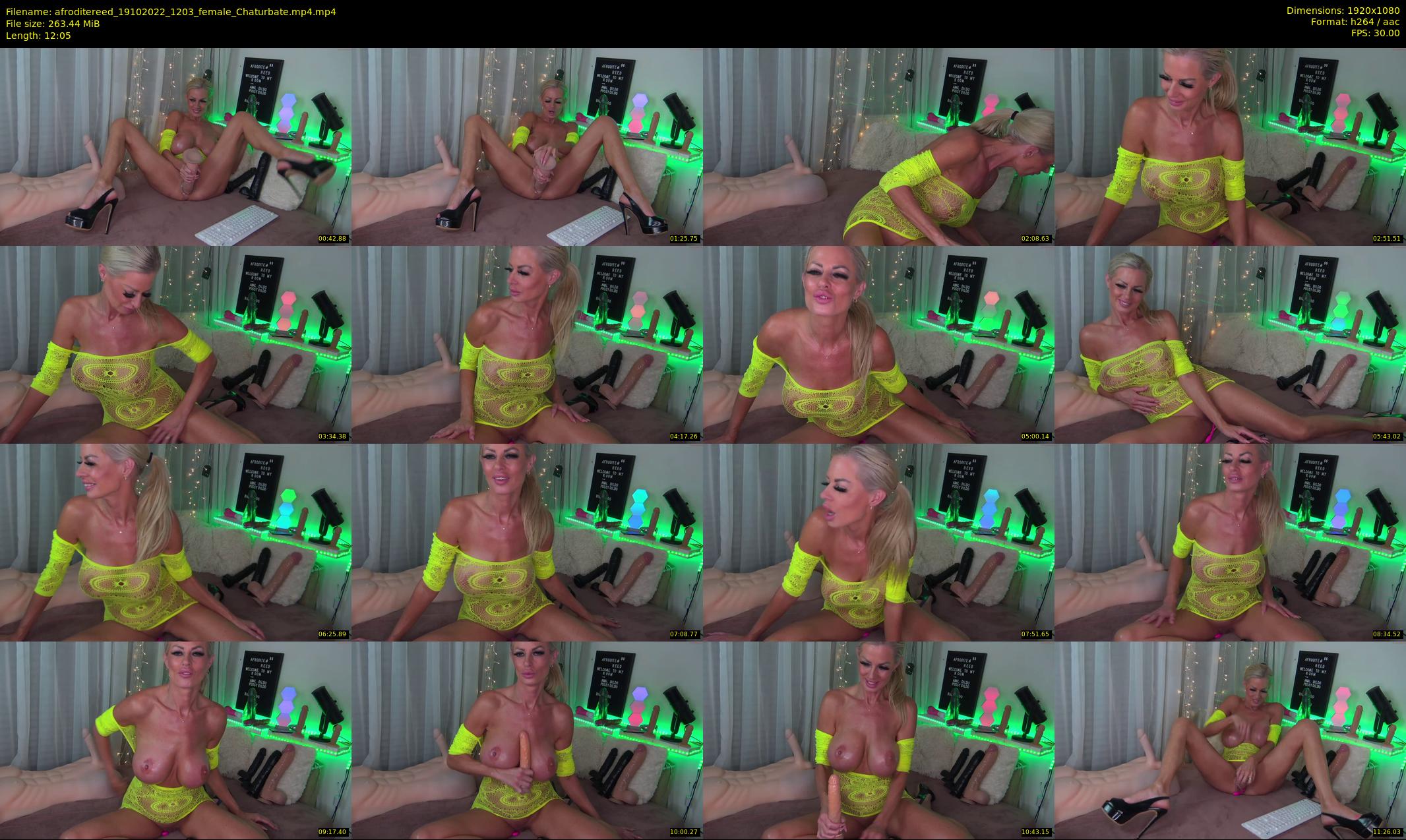 afroditereed — 13 minute Chaturbate female cam show recording, 1080p, Oct 19, 2022