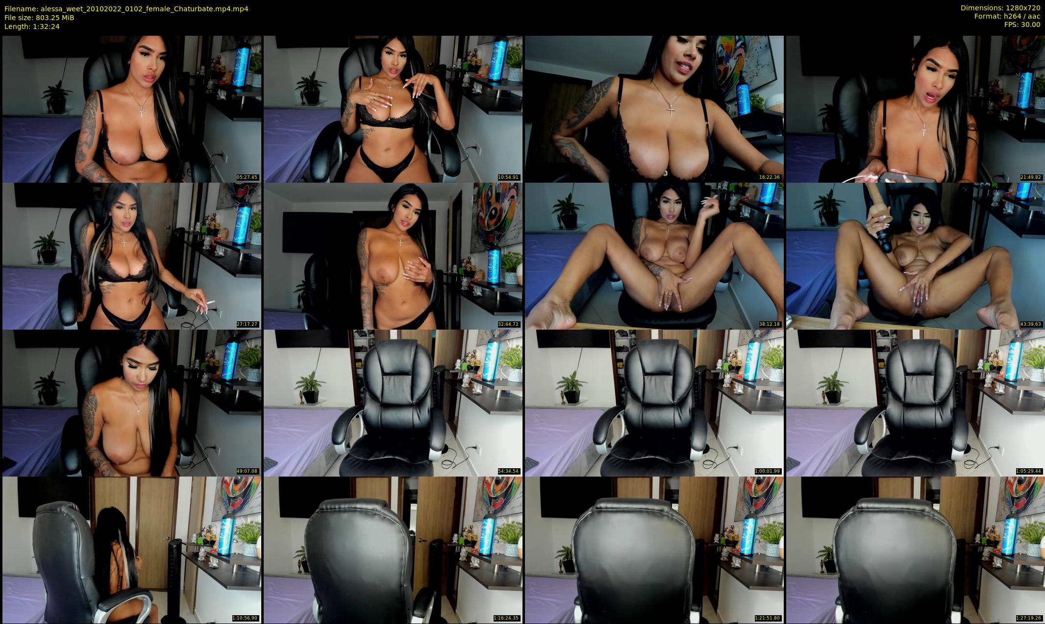 alessa_weet — 93 minute Chaturbate female cam show recording, 720p, Oct 20, 2022
