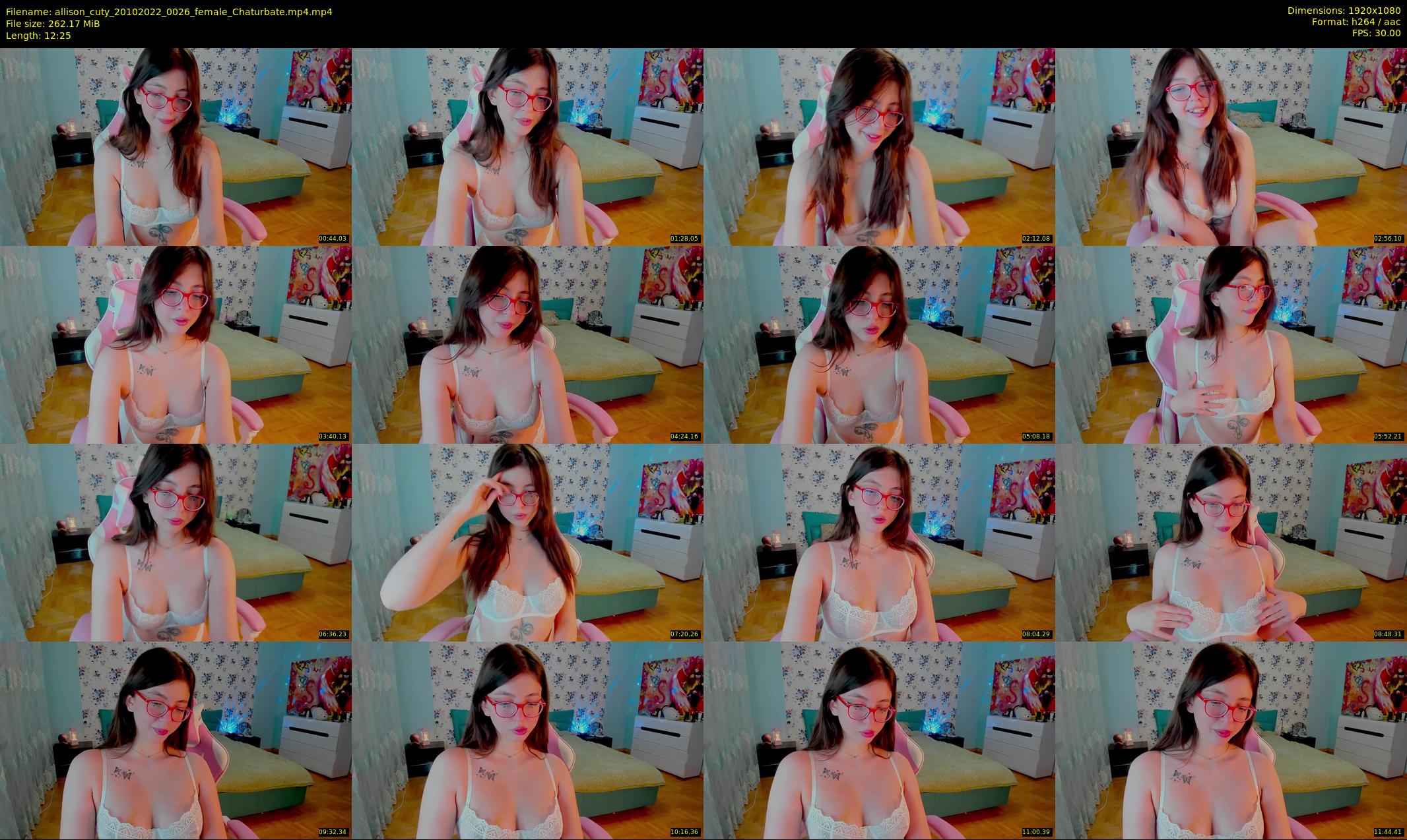 allison_cuty — 13 minute Chaturbate female cam show recording, 1080p, Oct 20, 2022