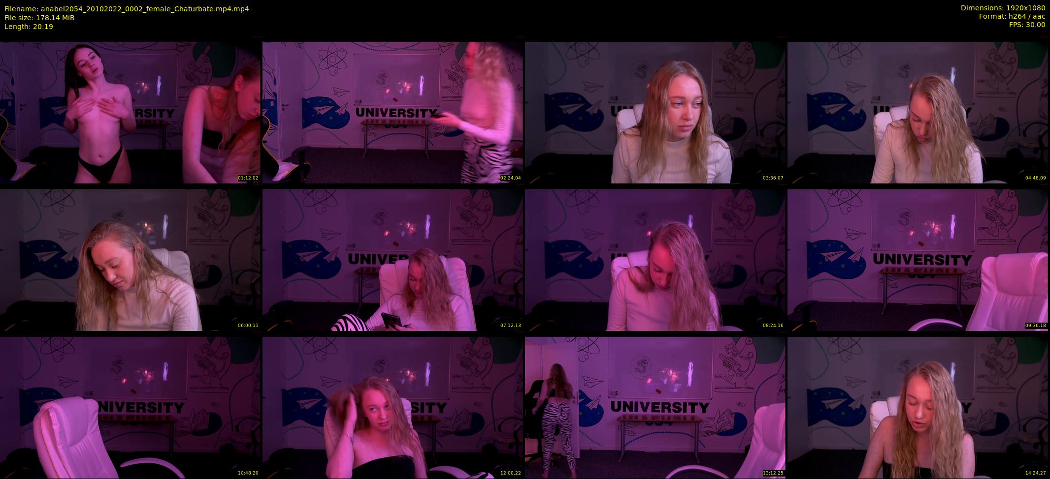 anabel2054 — 21 minute Chaturbate female cam show recording, 1080p, Oct 20, 2022