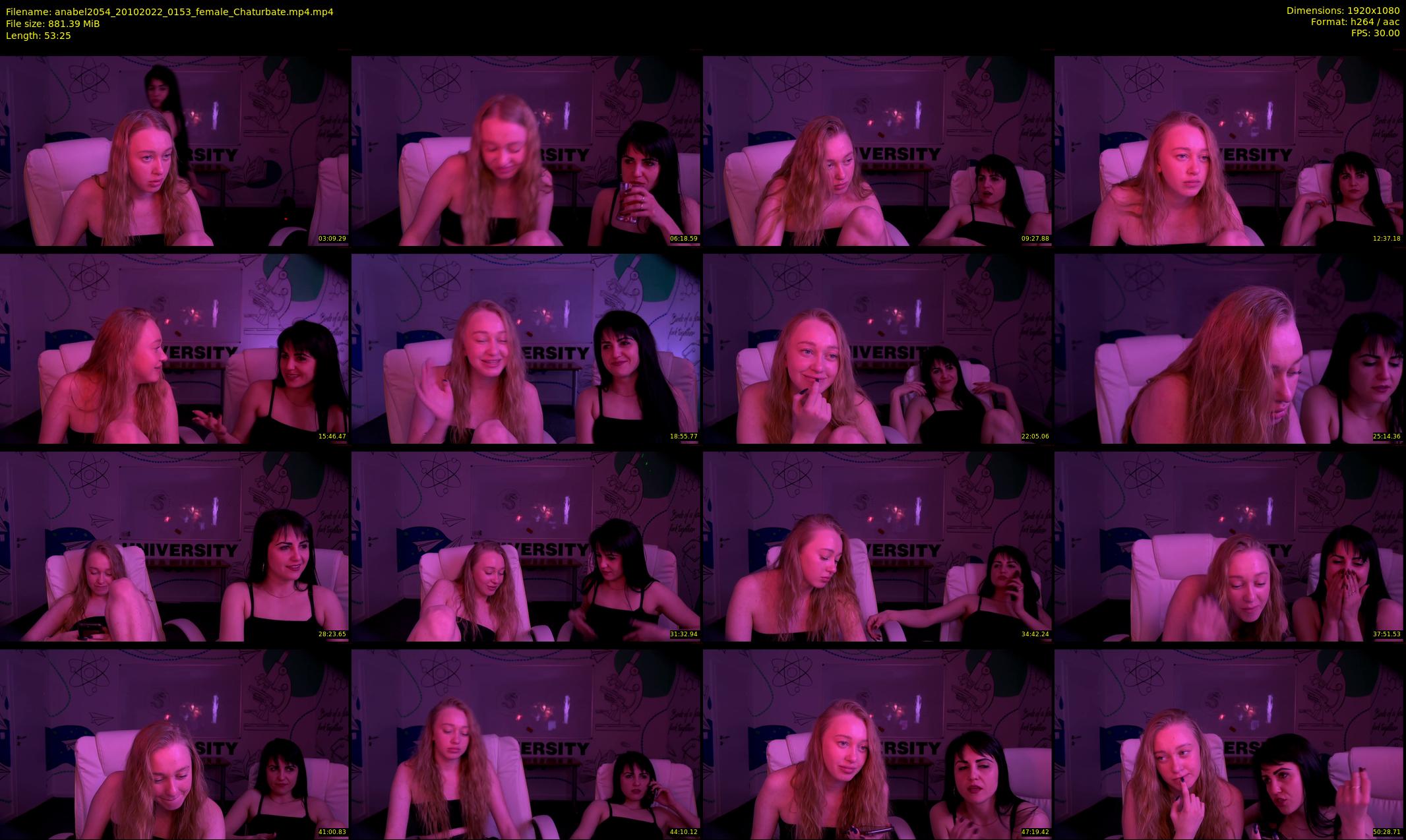anabel2054 — 54 minute Chaturbate female cam show recording, 1080p, Oct 20, 2022