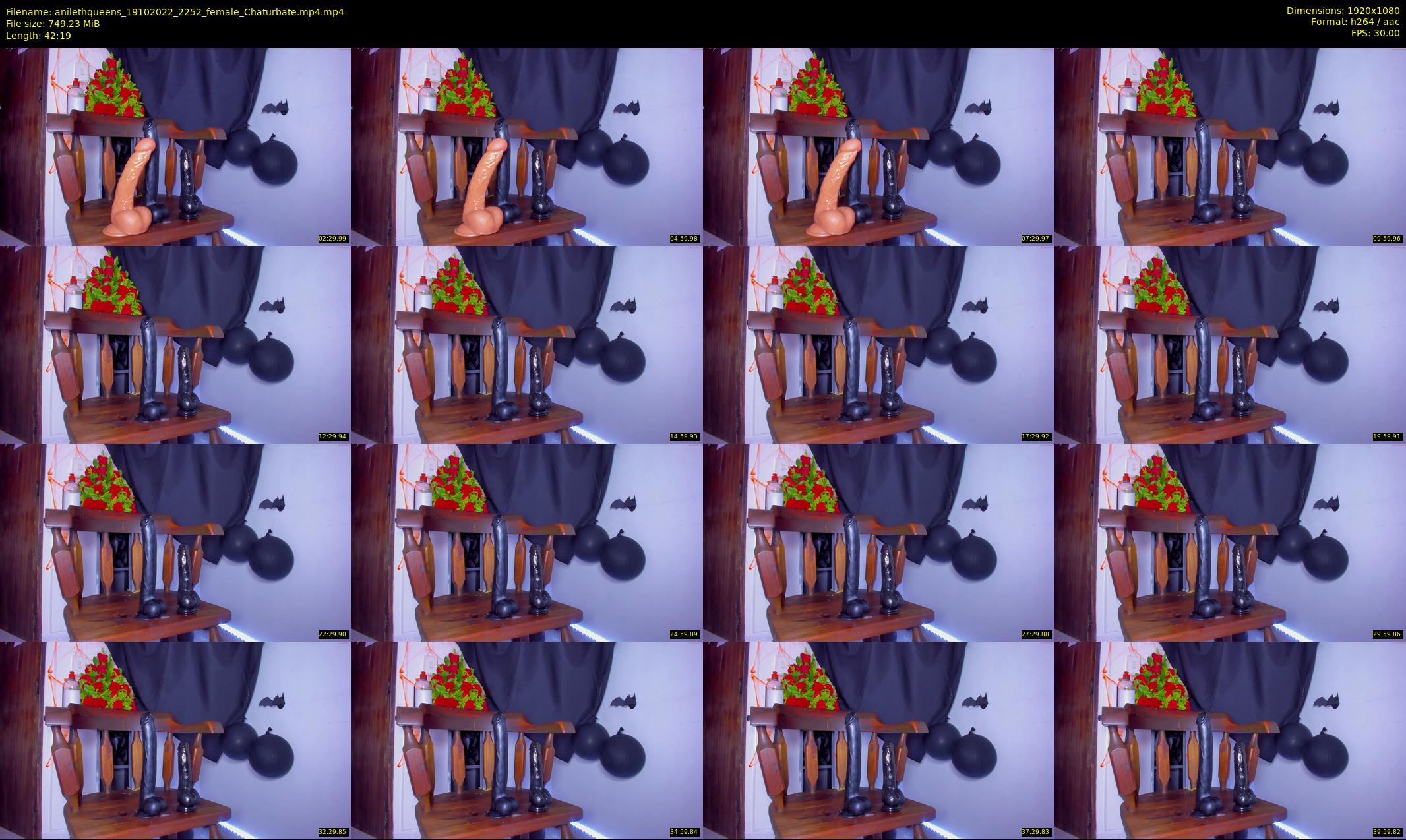 anilethqueens — 43 minute Chaturbate female cam show recording, 1080p, Oct 19, 2022