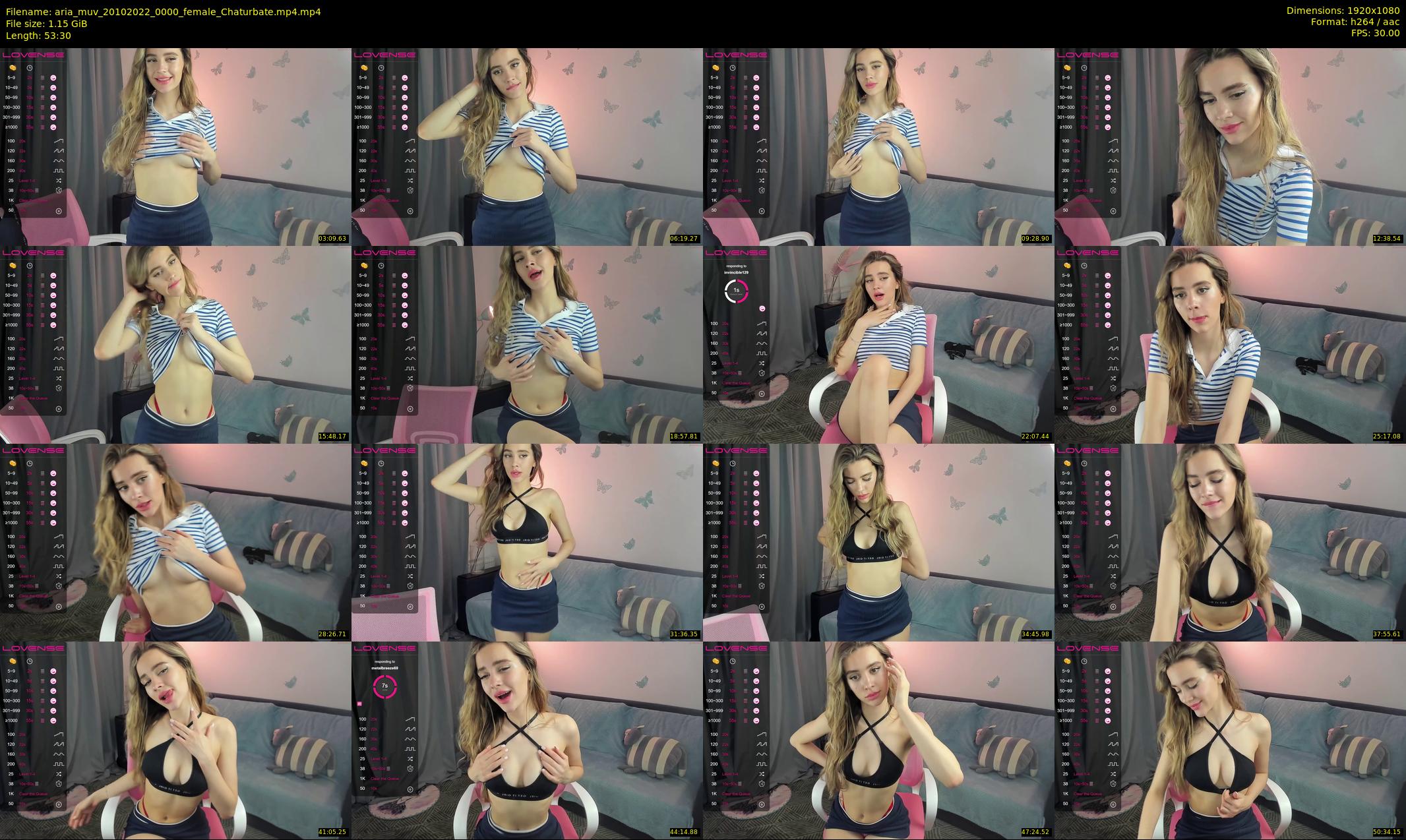 aria_muv — 54 minute Chaturbate female cam show recording, 1080p, Oct 20, 2022